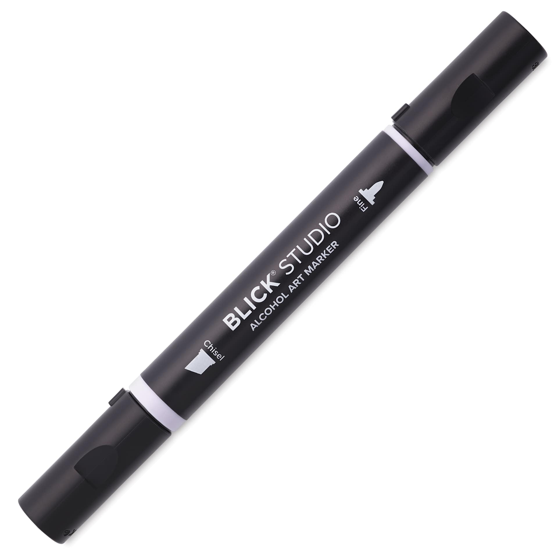 Blick Studio Alcohol Art Marker - 045 Gray Lavender, marker with caps on