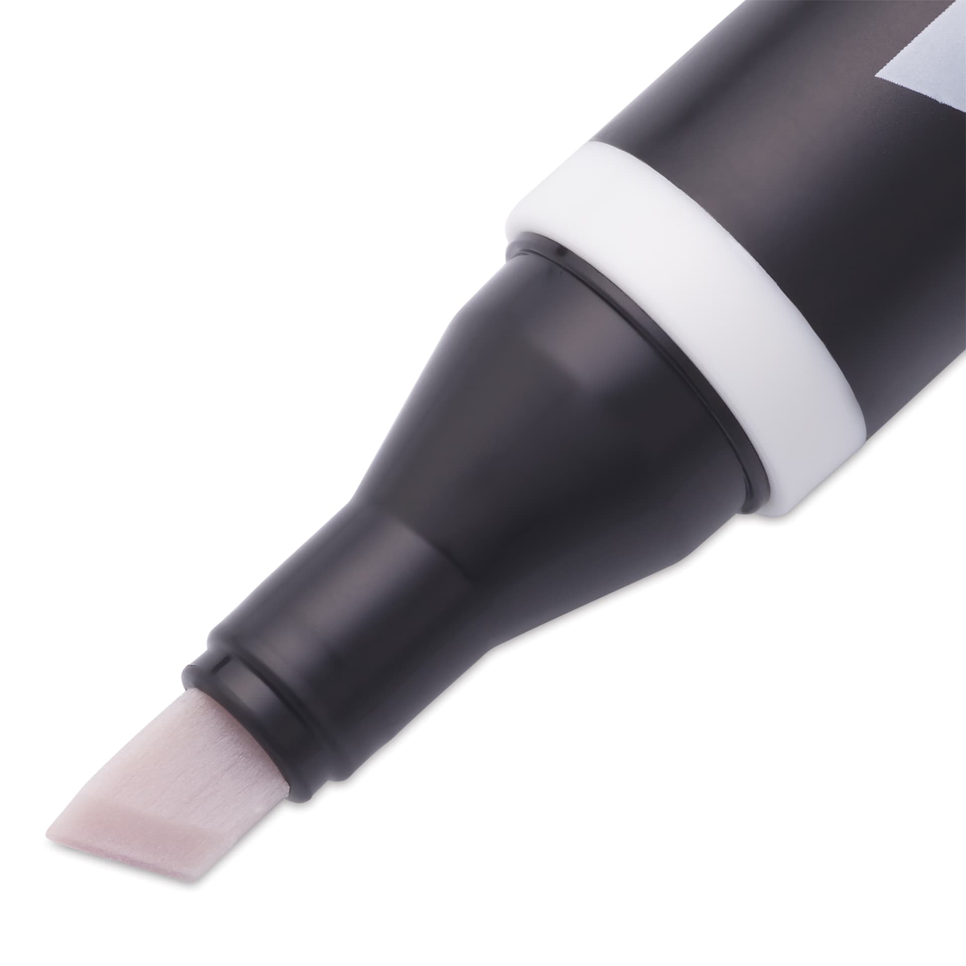 Blick Studio Alcohol Art Marker - 053 Warm Gray 10%, close-up of chisel tip