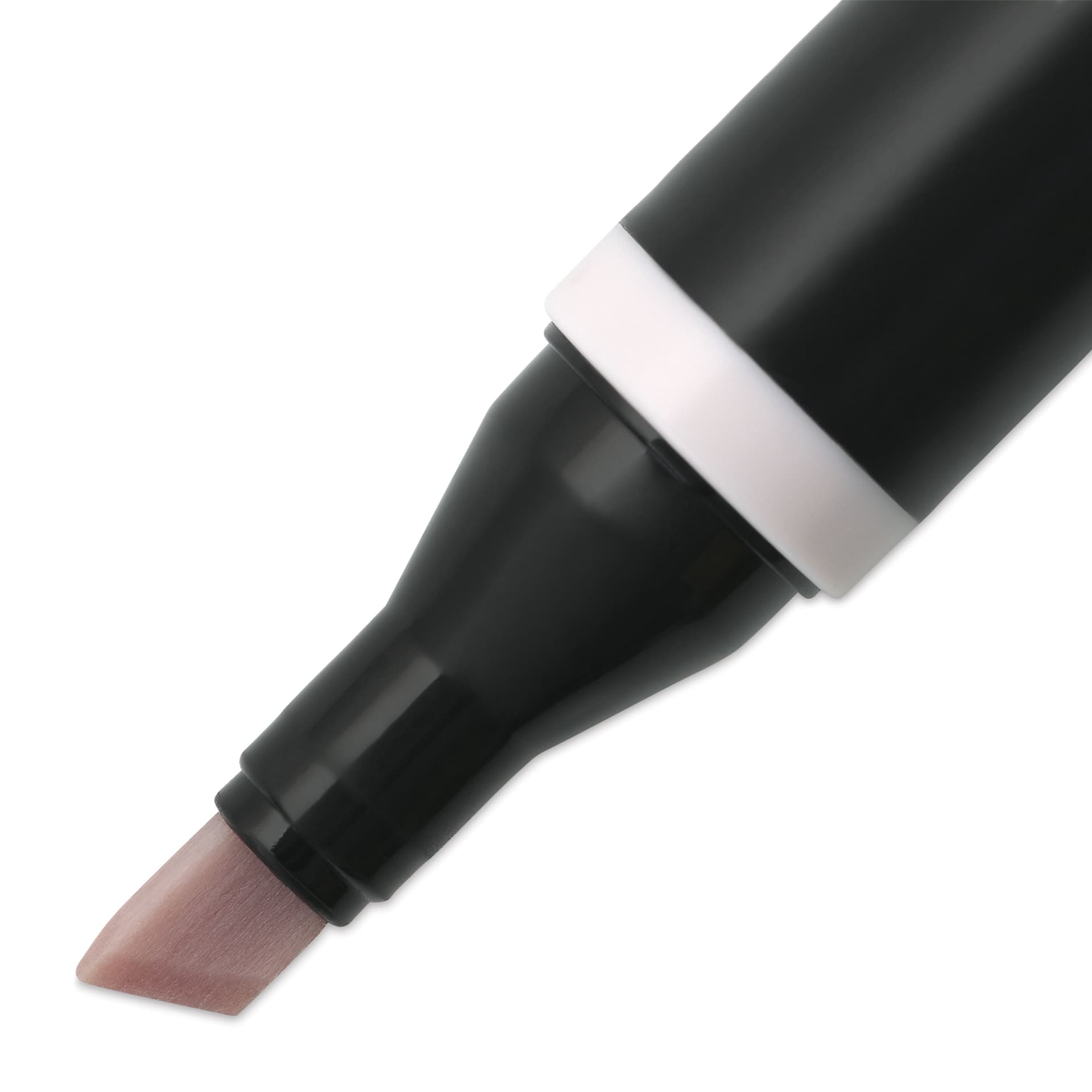 Blick Studio Alcohol Art Marker - 054 Warm Gray 20%, close-up of the chisel tip