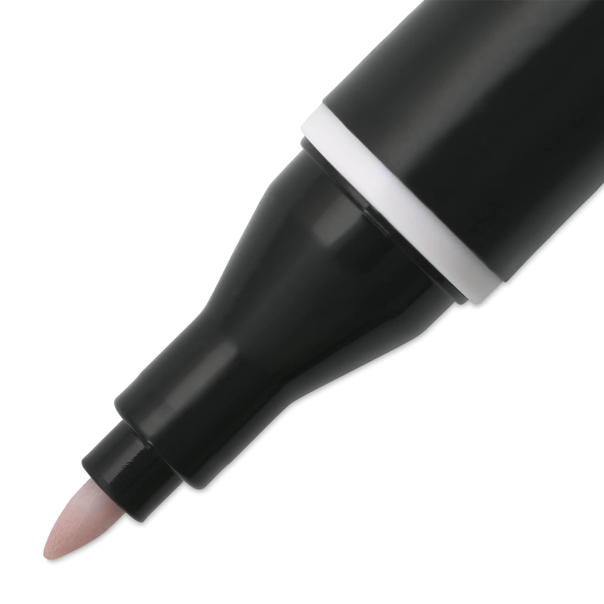 Blick Studio Alcohol Art Marker - 054 Warm Gray 20%, close-up of the fine tip