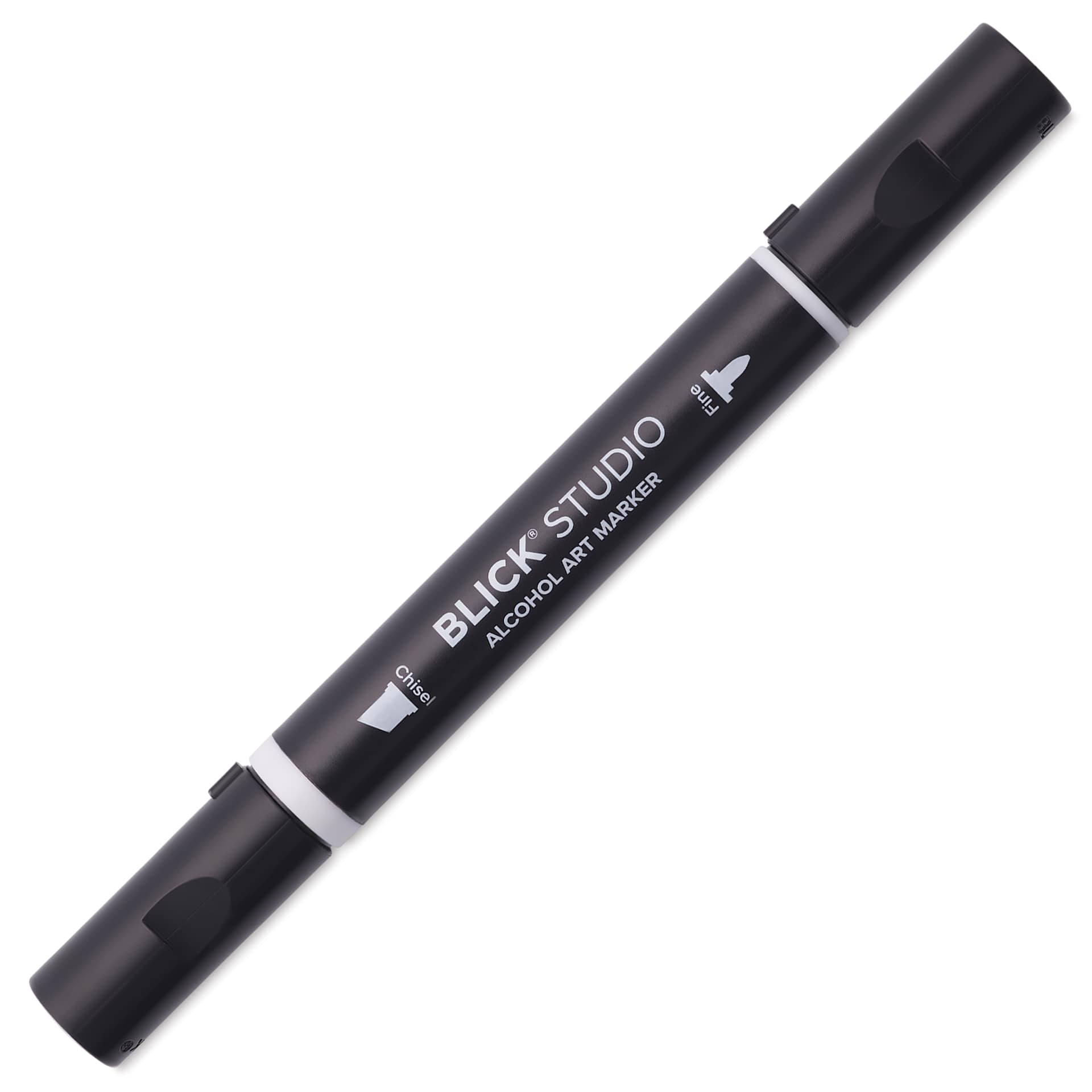 Blick Studio Alcohol Art Marker - 056 Warm Gray 40%, marker with caps on