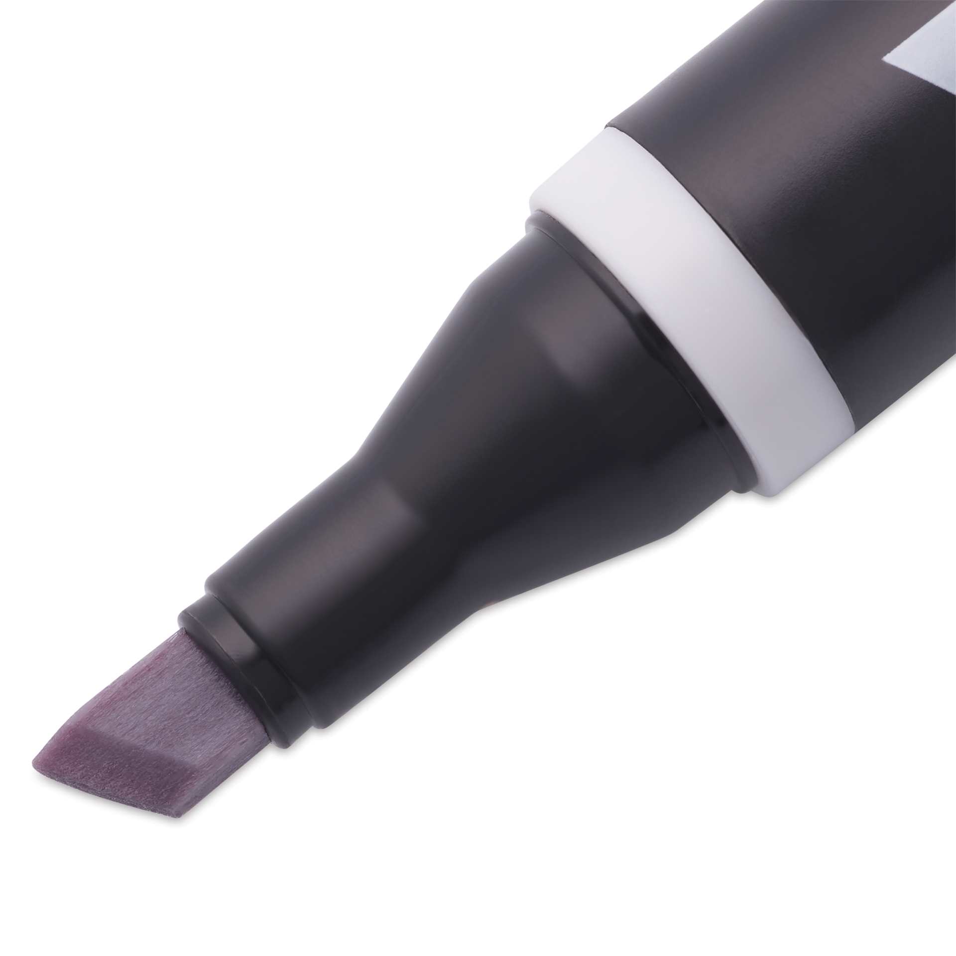 Blick Studio Alcohol Art Marker - 056 Warm Gray 40%, close-up of chisel tip