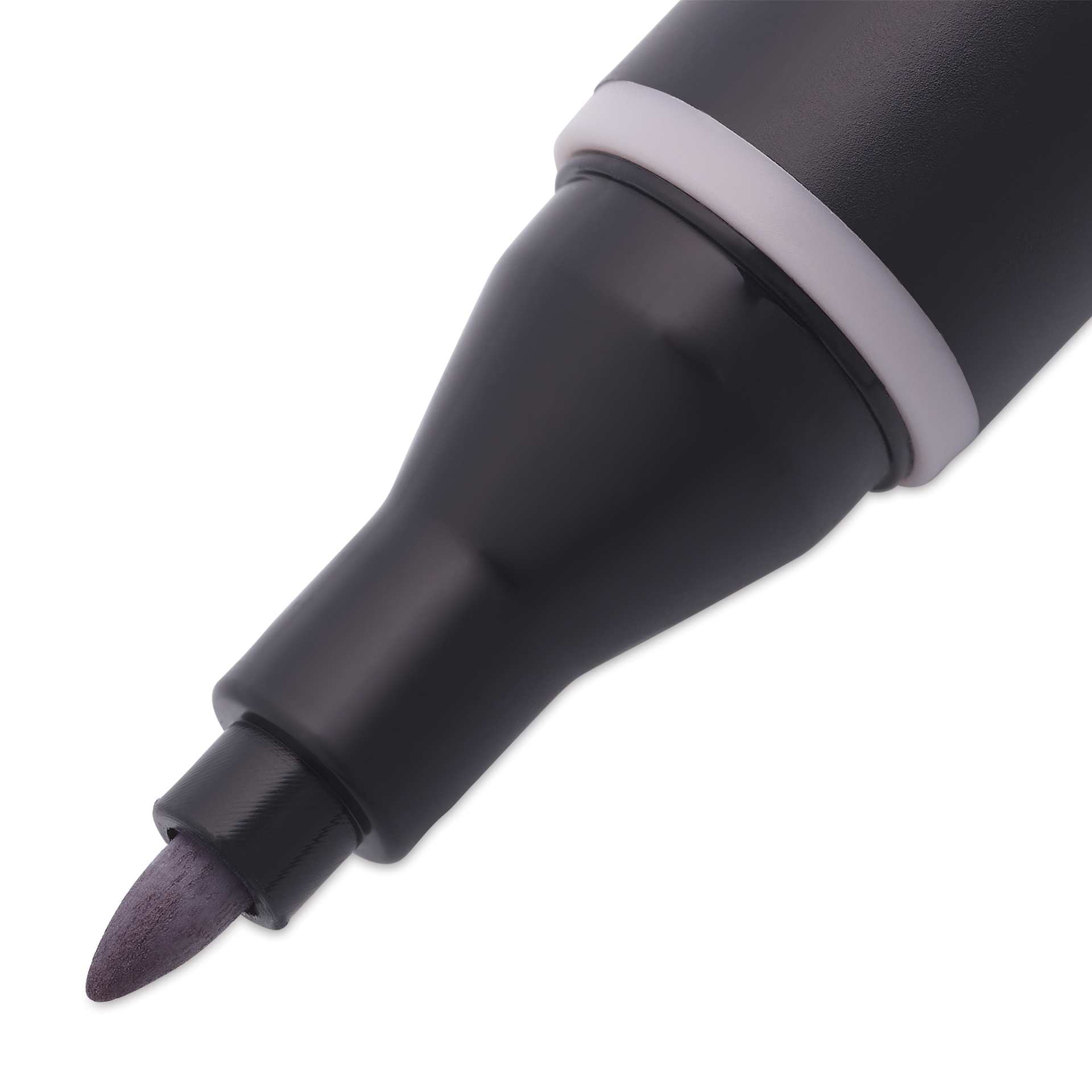 Blick Studio Alcohol Art Marker - 057 Warm Gray 50%, close-up of bullet tip