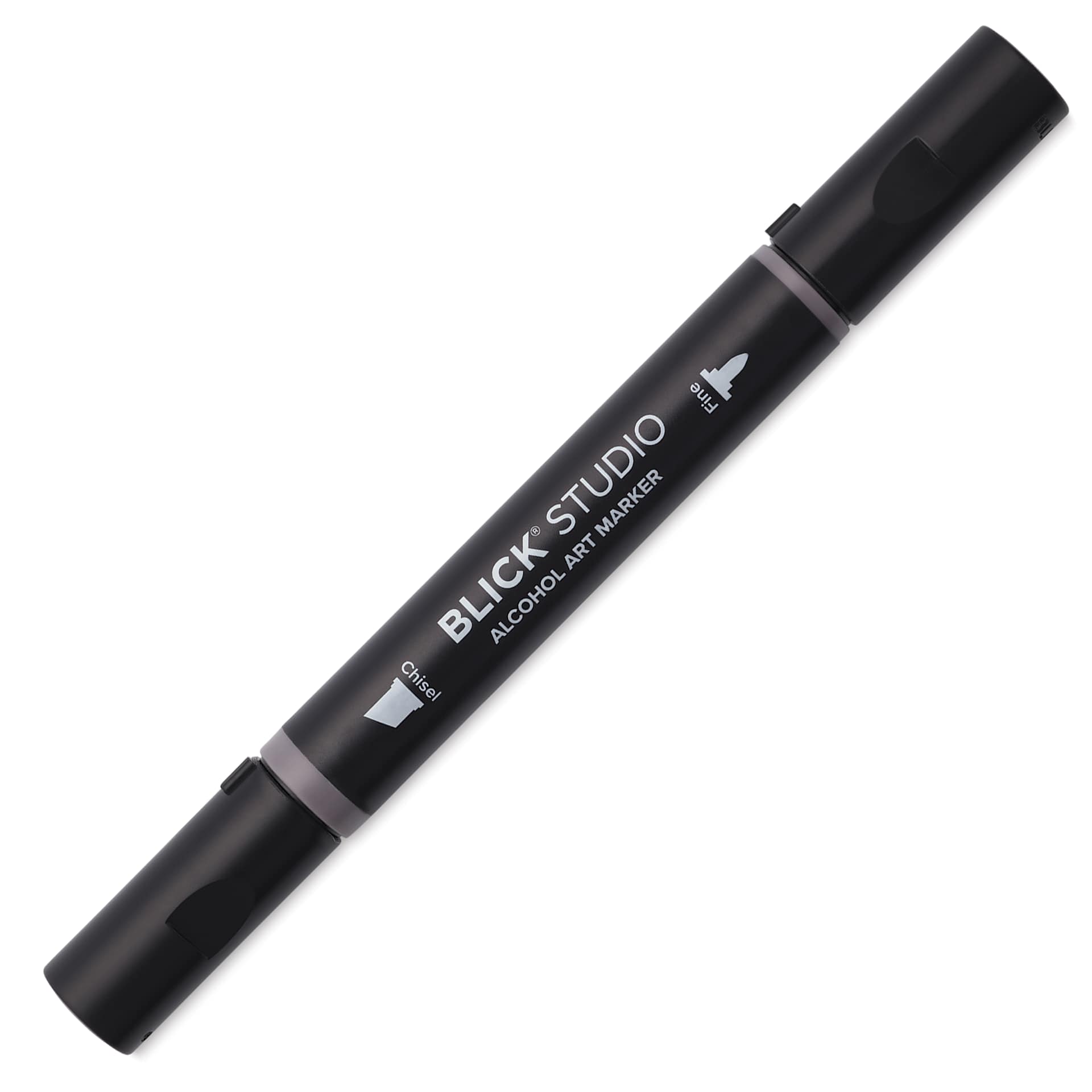 Blick Studio Alcohol Art Marker - 060 Warm Gray 80%, marker with caps on