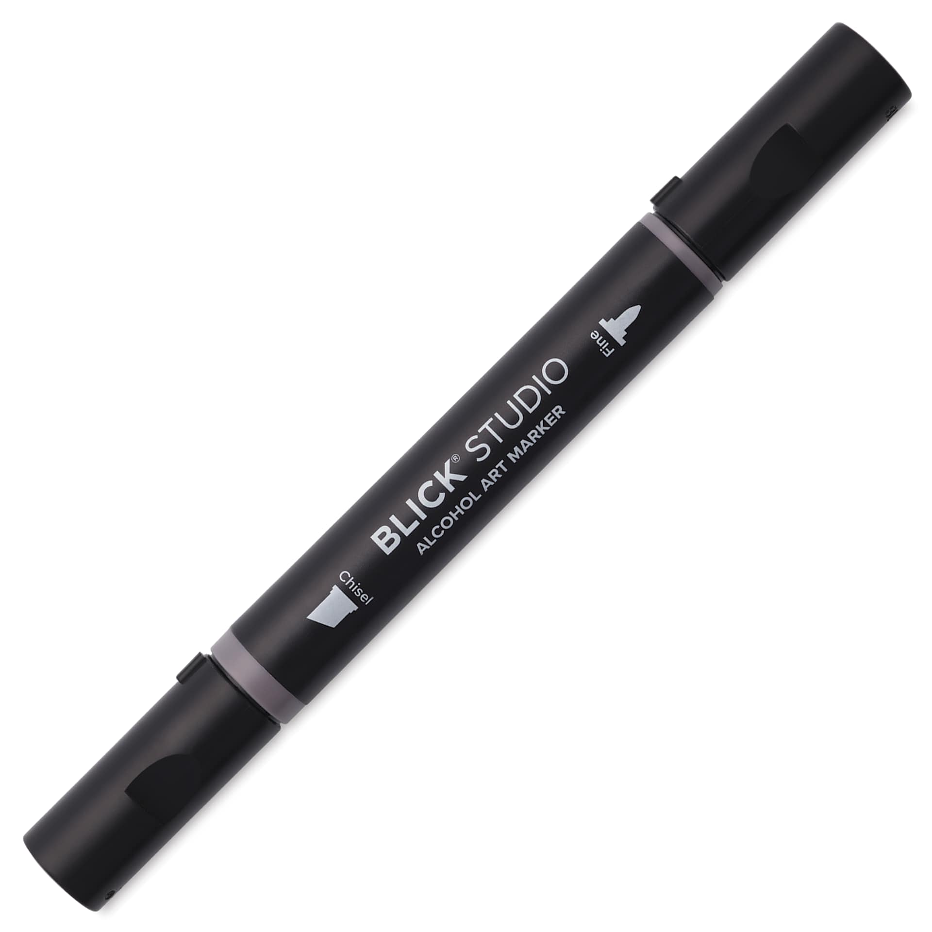 Blick Studio Alcohol Art Marker - 061 Warm Gray 90%, marker with caps on