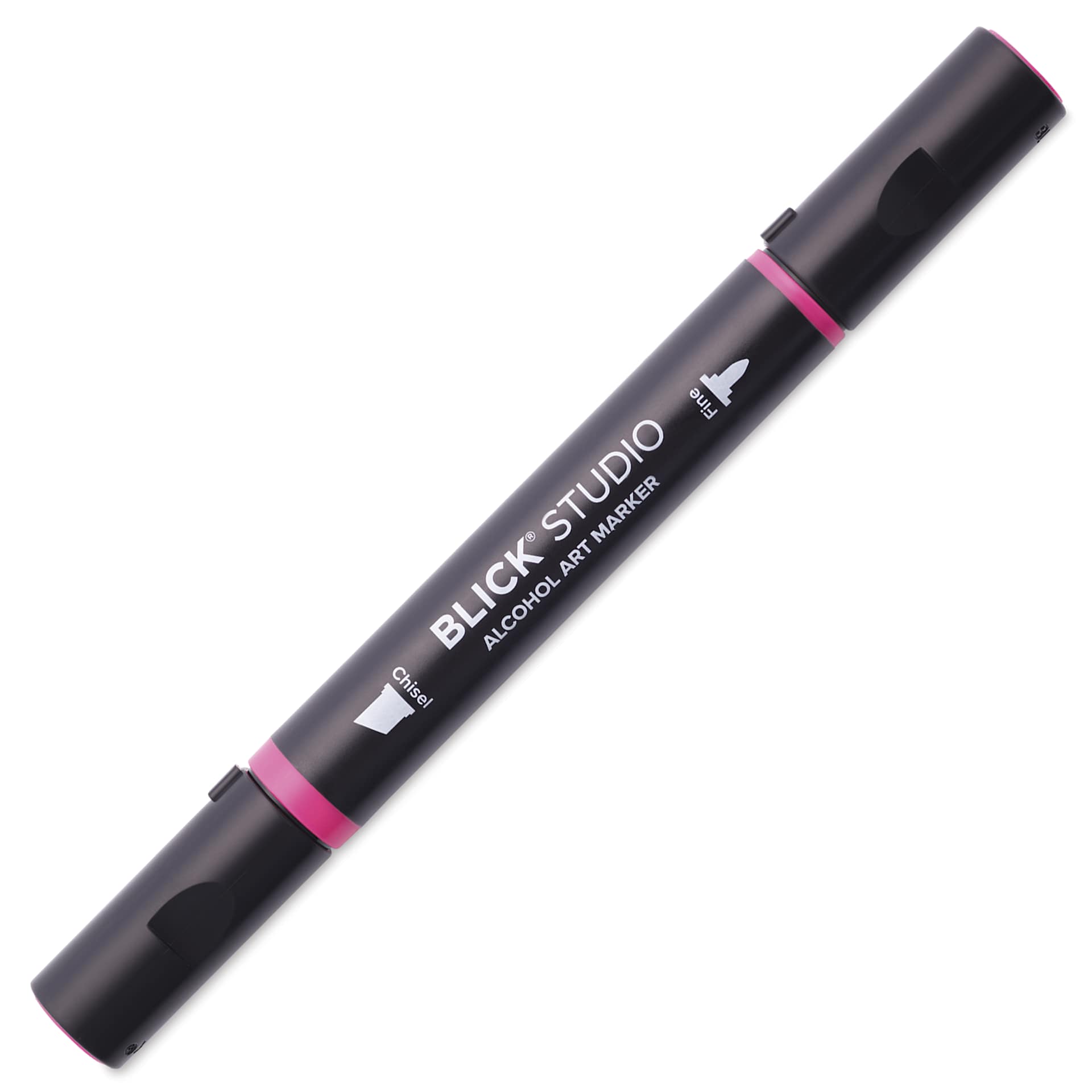 Blick Studio Alcohol Art Marker - 119 Acid Pink, marker with caps on