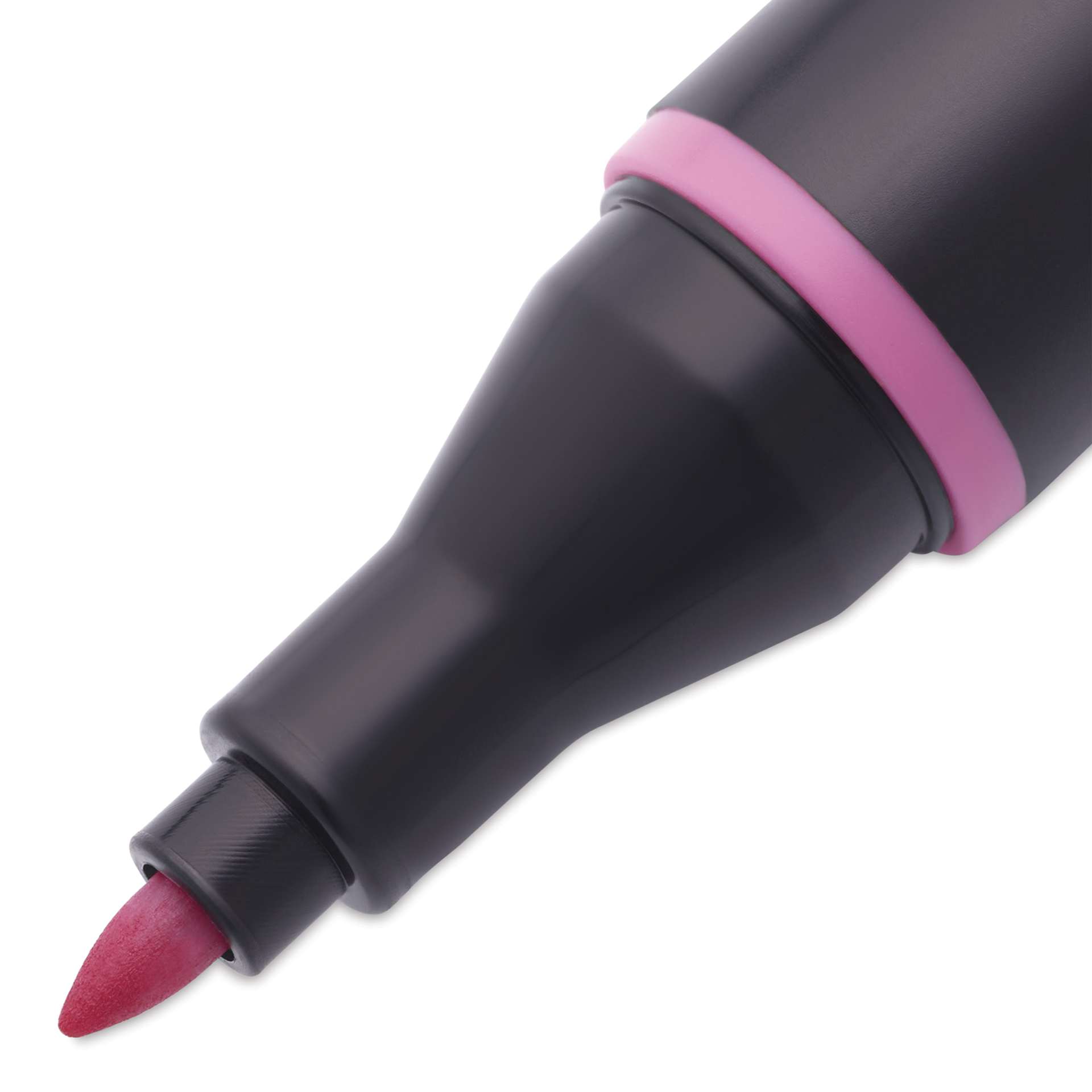 Blick Studio Alcohol Art Marker - 122 Orchid Pink, close-up of the fine tip