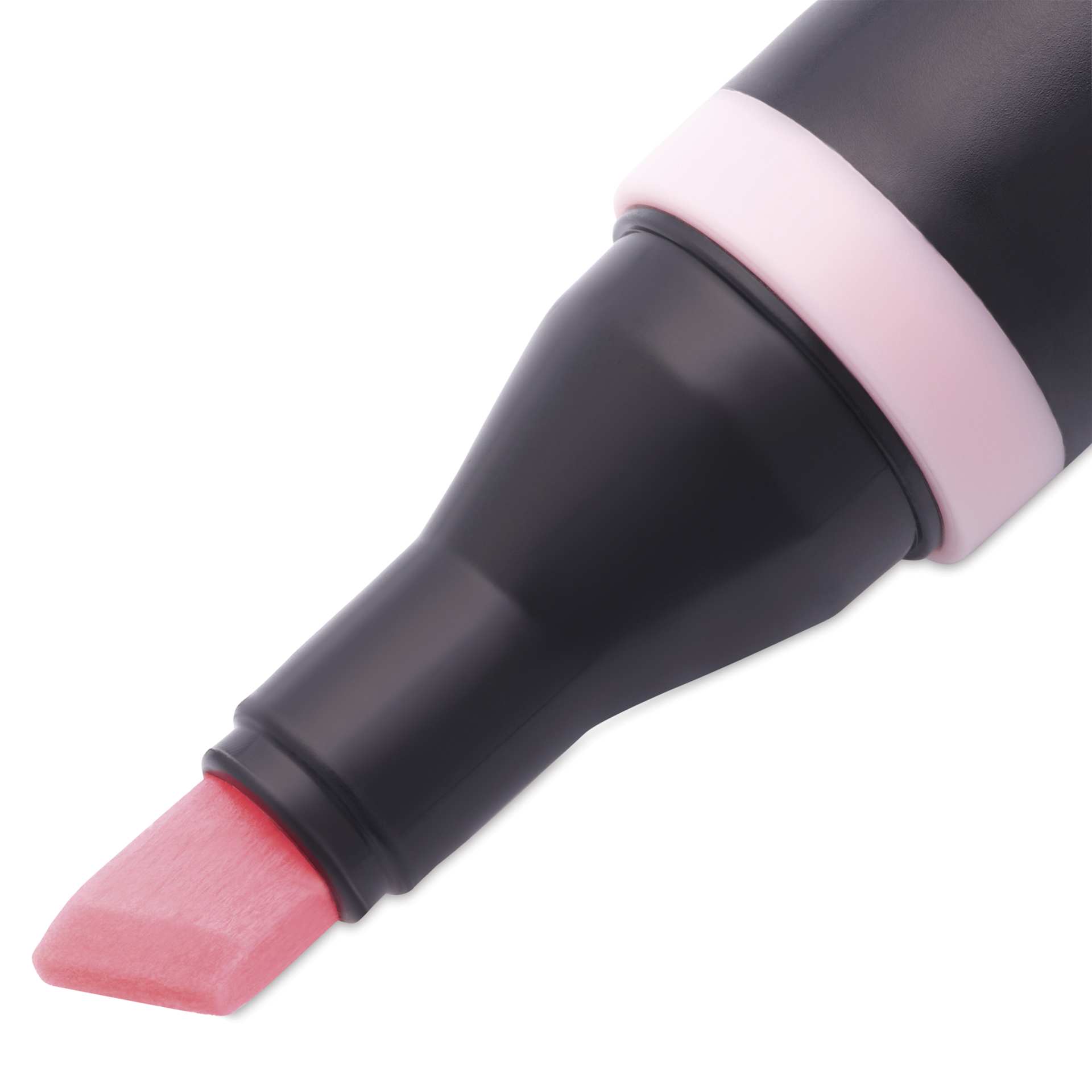 Blick Studio Alcohol Art Marker - 144 Pink Pearl, close-up of chisel tip