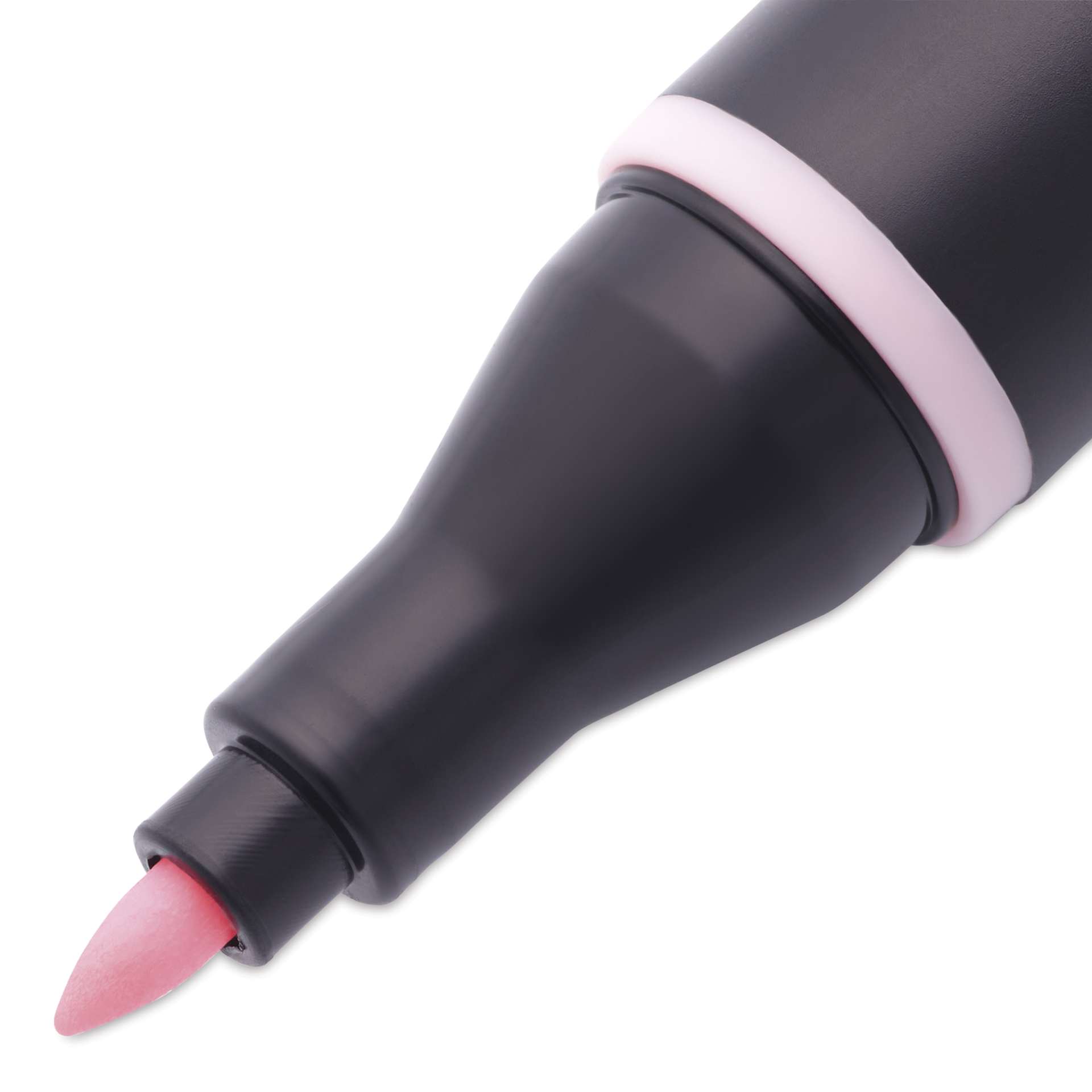 Blick Studio Alcohol Art Marker - 144 Pink Pearl, close-up of bullet tip