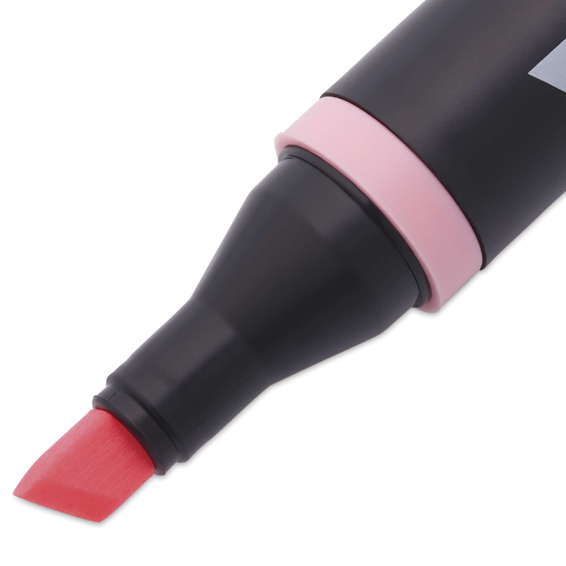 Blick Studio Alcohol Art Marker - 145 Cotton Candy, close-up of the chisel tip
