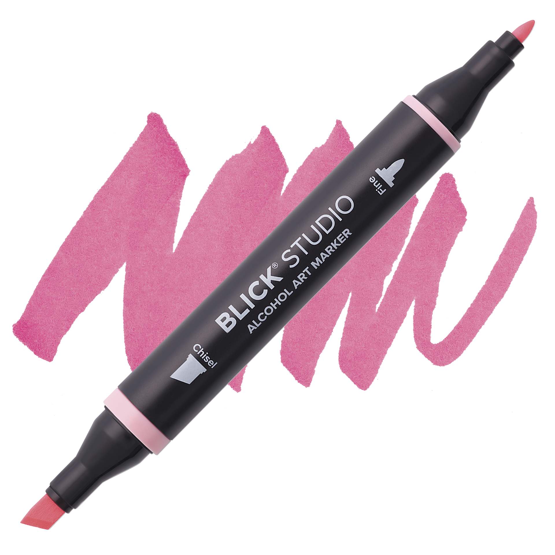Blick Studio Alcohol Art Marker - 145 Cotton Candy, swatch and marker