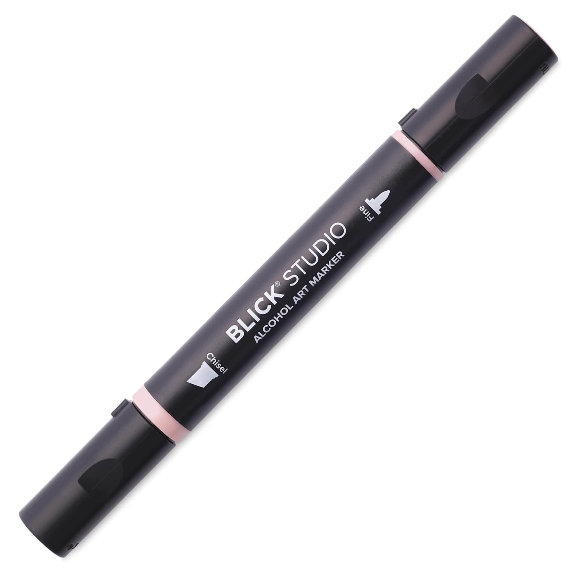 Blick Studio Alcohol Art Marker - 123 Soft Coral, marker with caps on