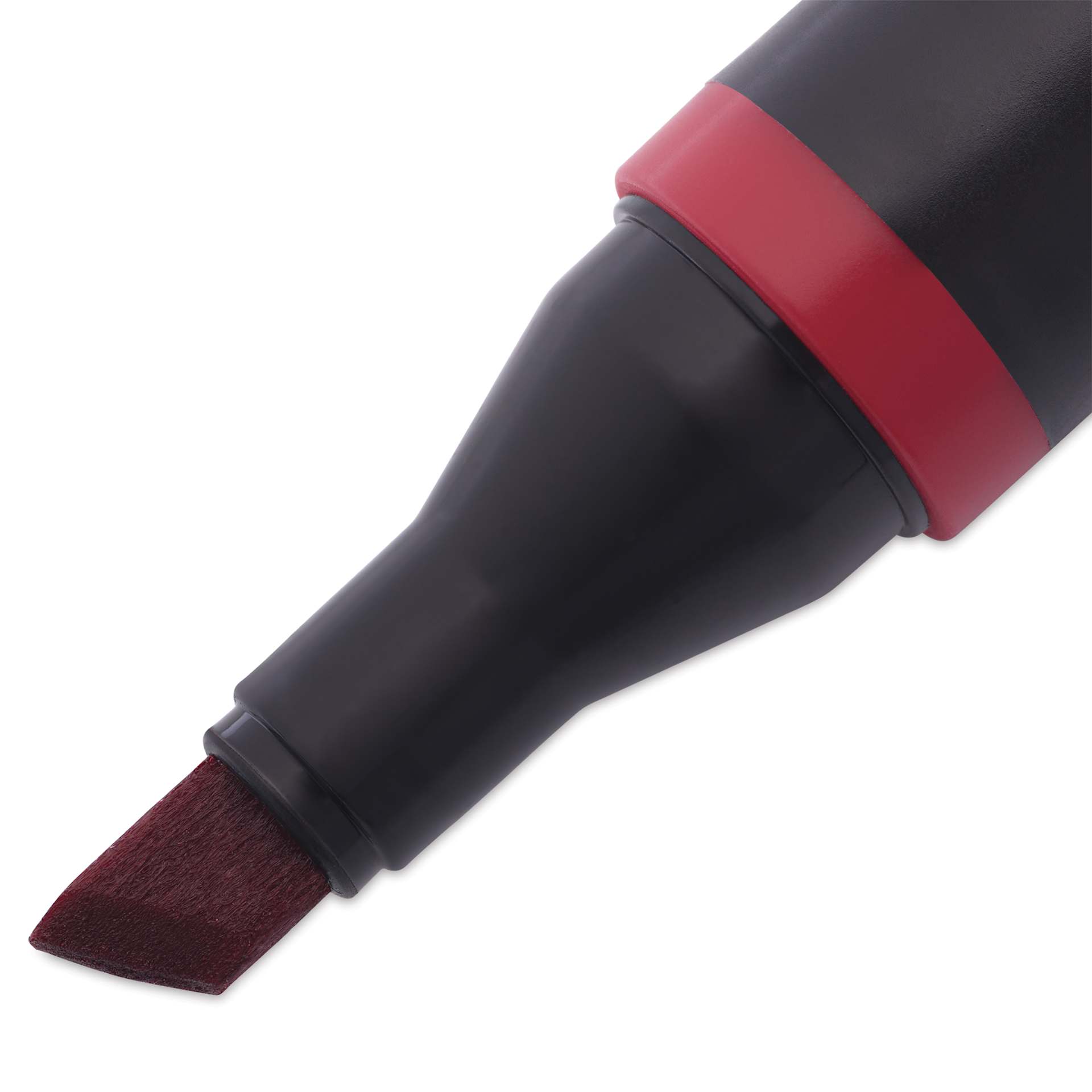 Blick Studio Alcohol Art Marker - 157 Strawberry Red, close-up of chisel tip