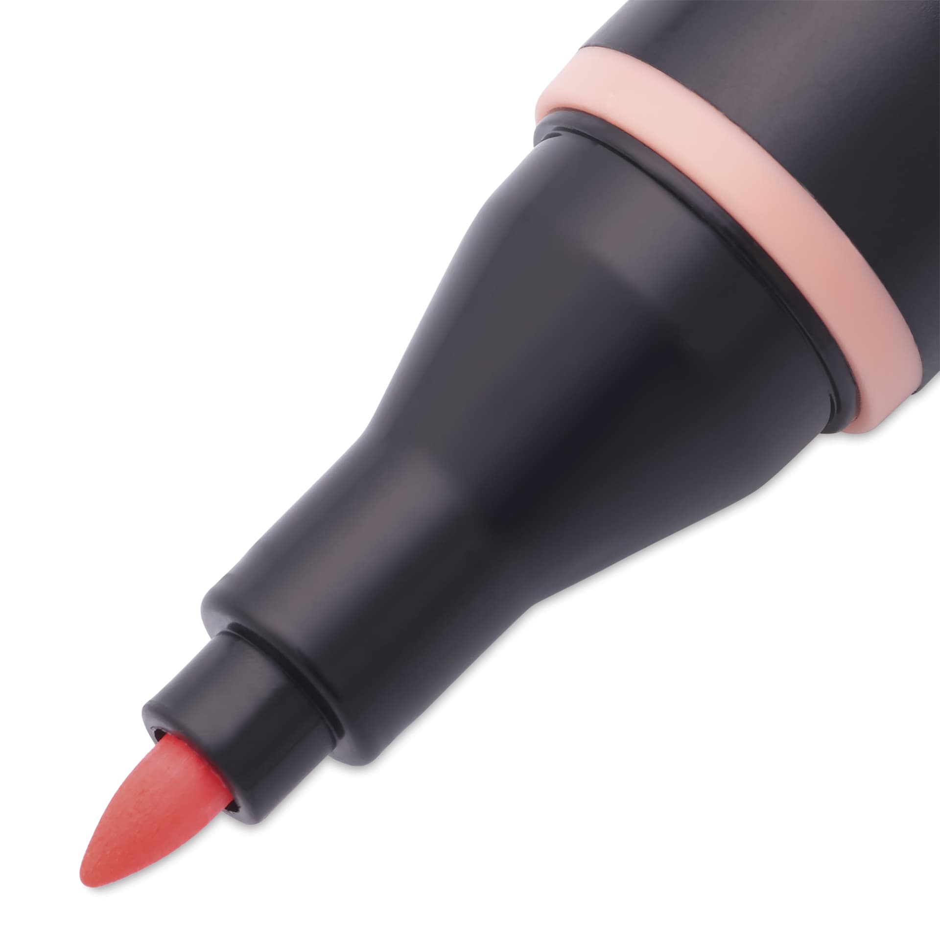 Blick Studio Alcohol Art Marker - 076 Salmon, close-up of bullet tip