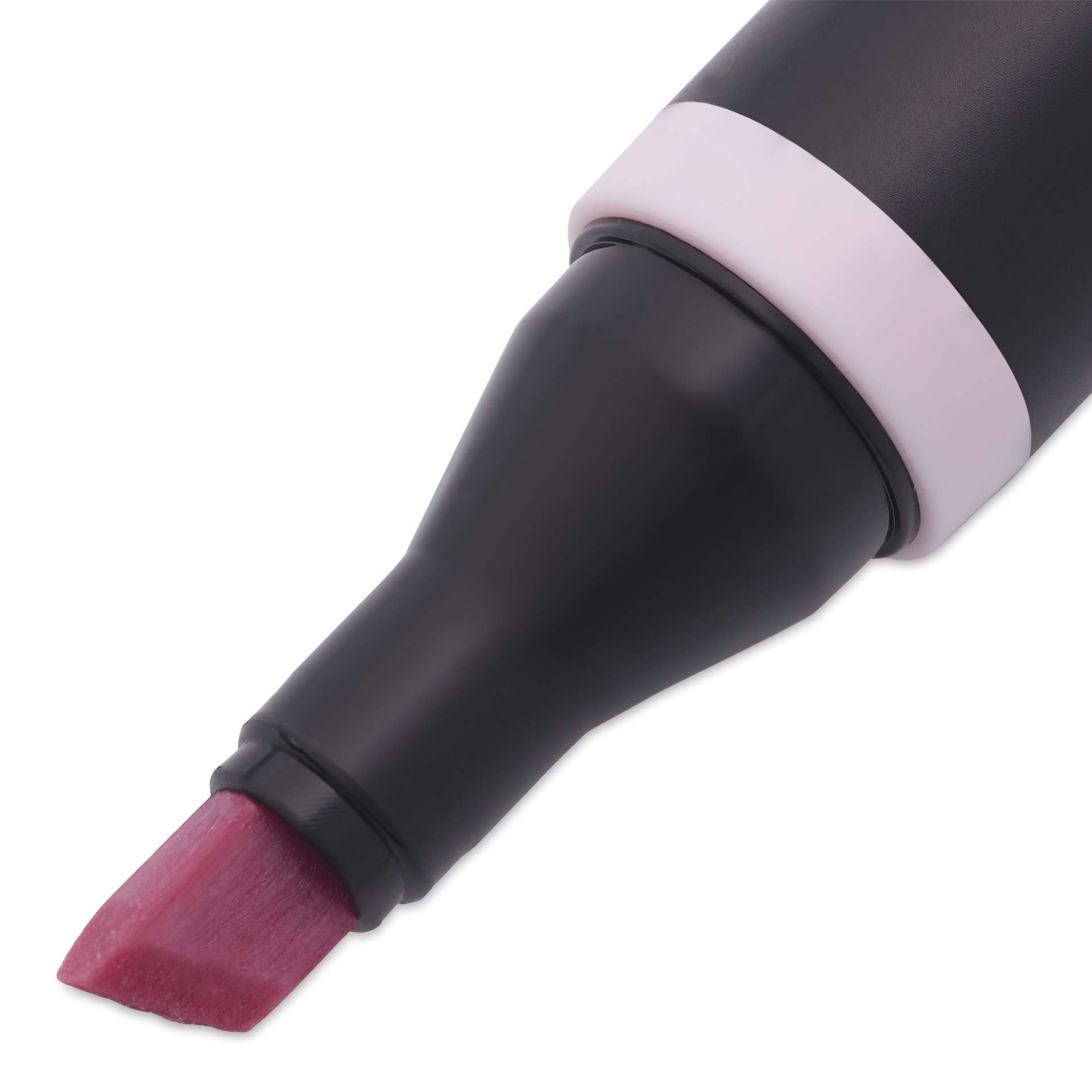 Blick Studio Alcohol Art Marker - 130 Rose Smoke, close-up of chisel tip