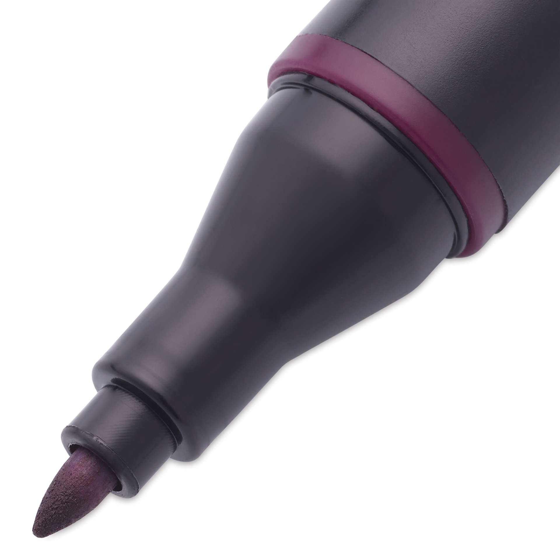 Blick Studio Alcohol Art Marker - 128 Merlot, close-up of the fine tip