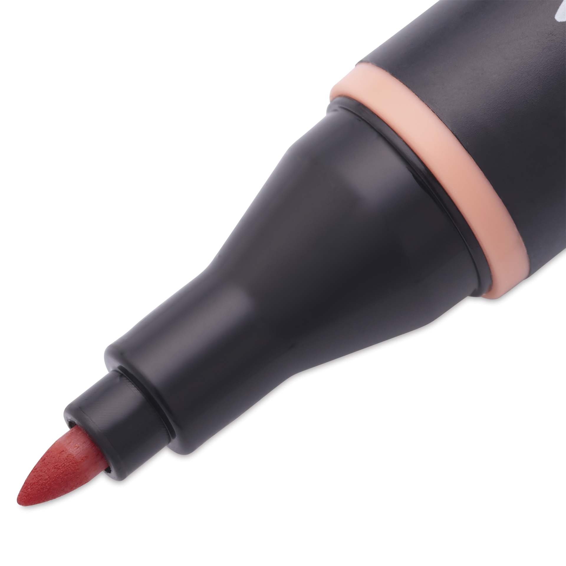 Blick Studio Alcohol Art Marker - 075 Terra Cotta, close-up of bullet tip