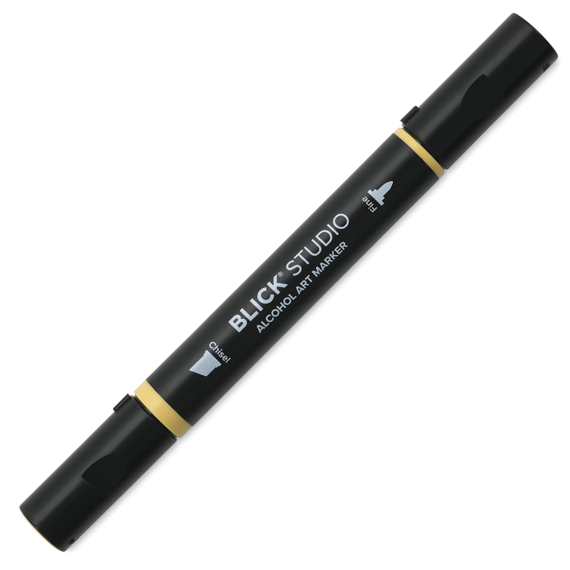 Blick Studio Alcohol Art Marker - 063 Yellow Ochre, marker with caps on