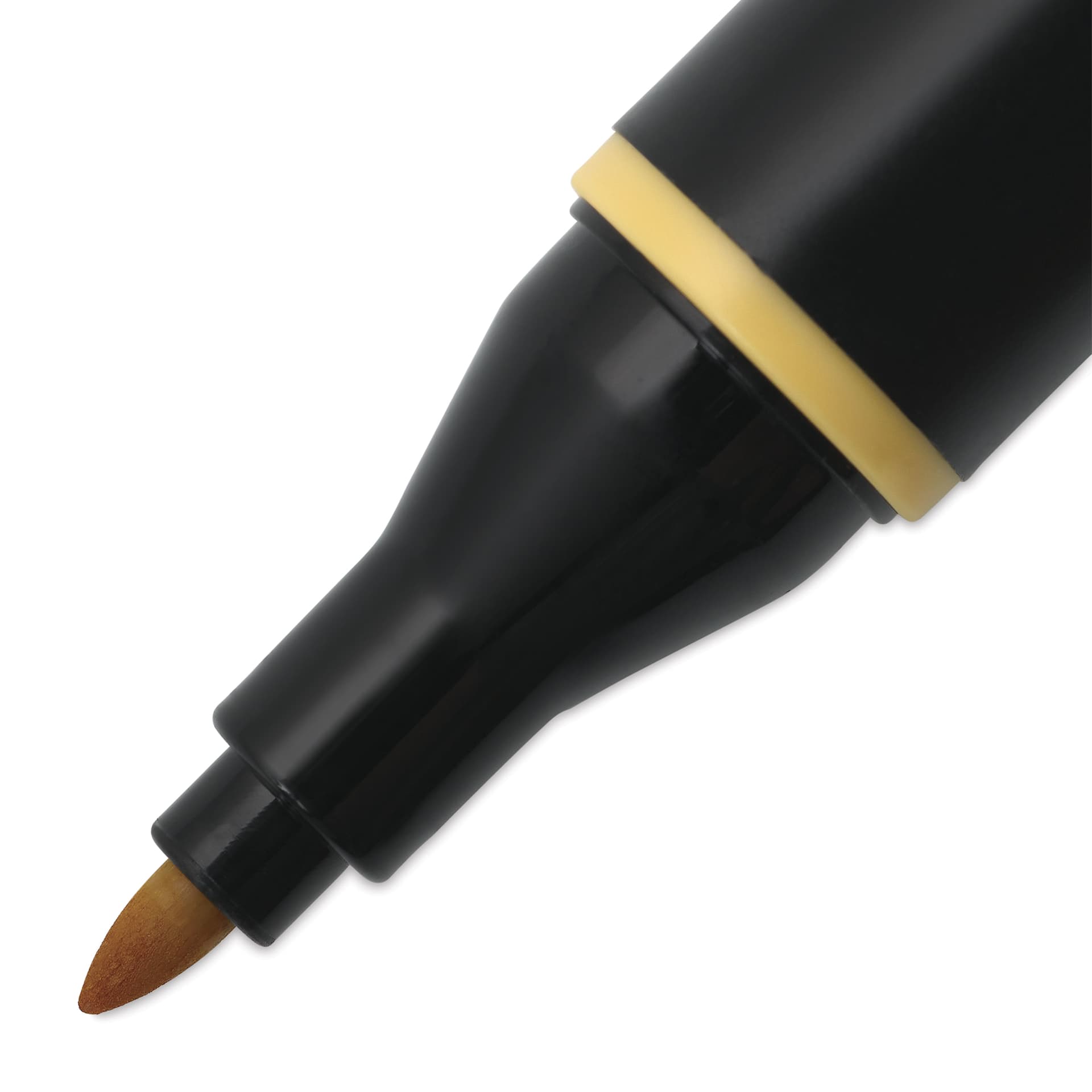 Blick Studio Alcohol Art Marker - 063 Yellow Ochre, close-up of the fine tip