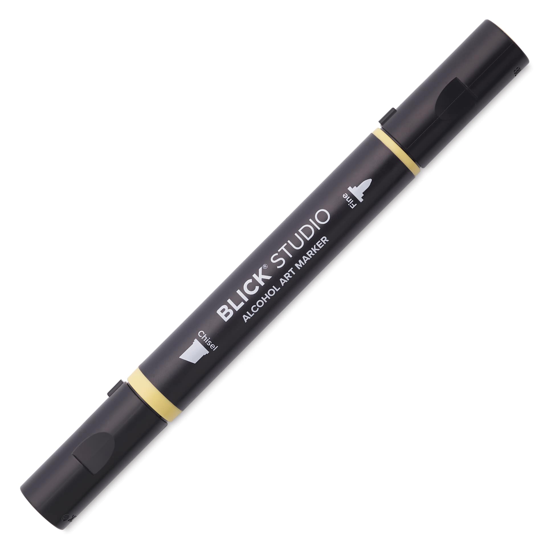 Blick Studio Alcohol Art Marker - 009 Honey Yellow, marker with caps on
