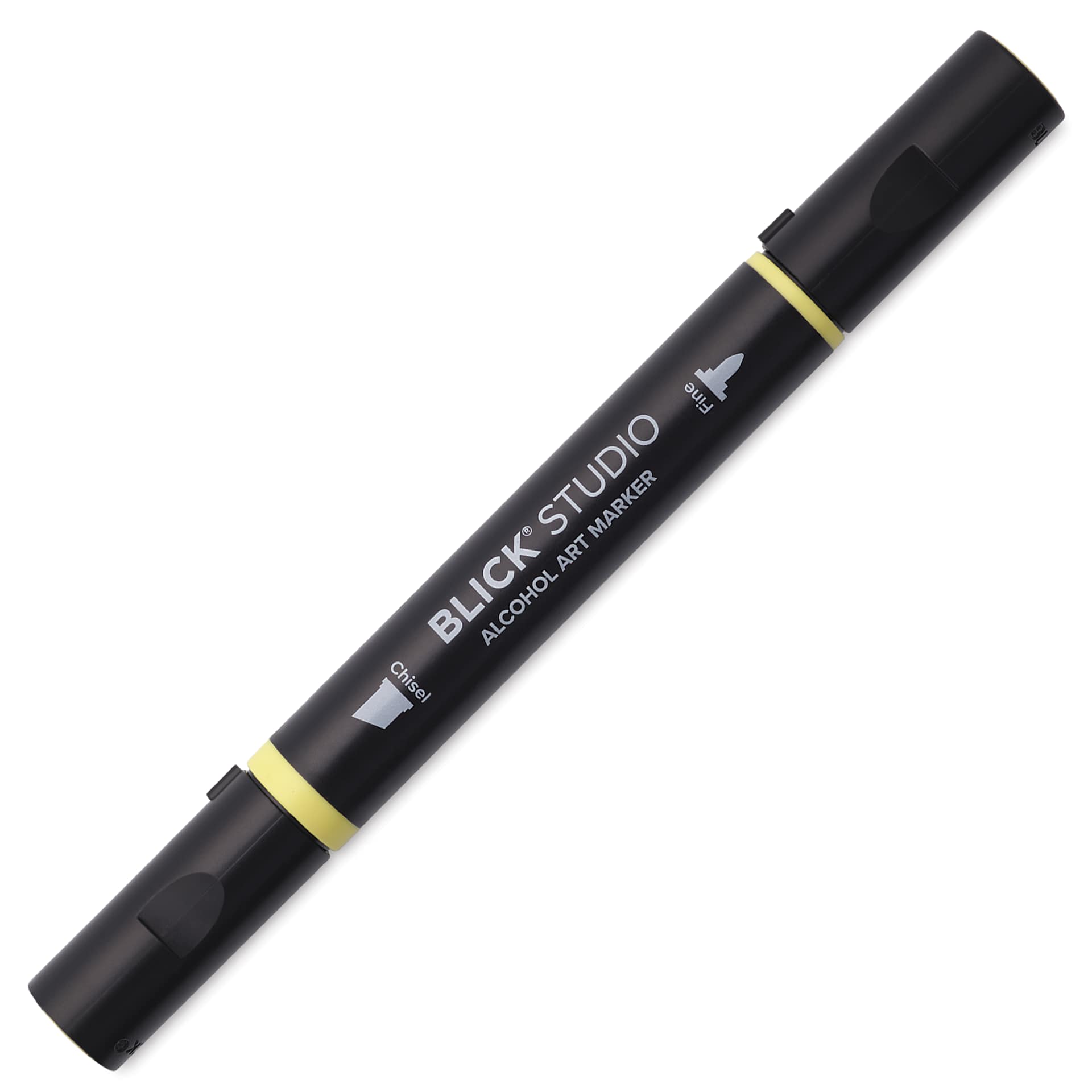 Blick Studio Alcohol Art Marker - 014 Canary Yellow, marker with caps on