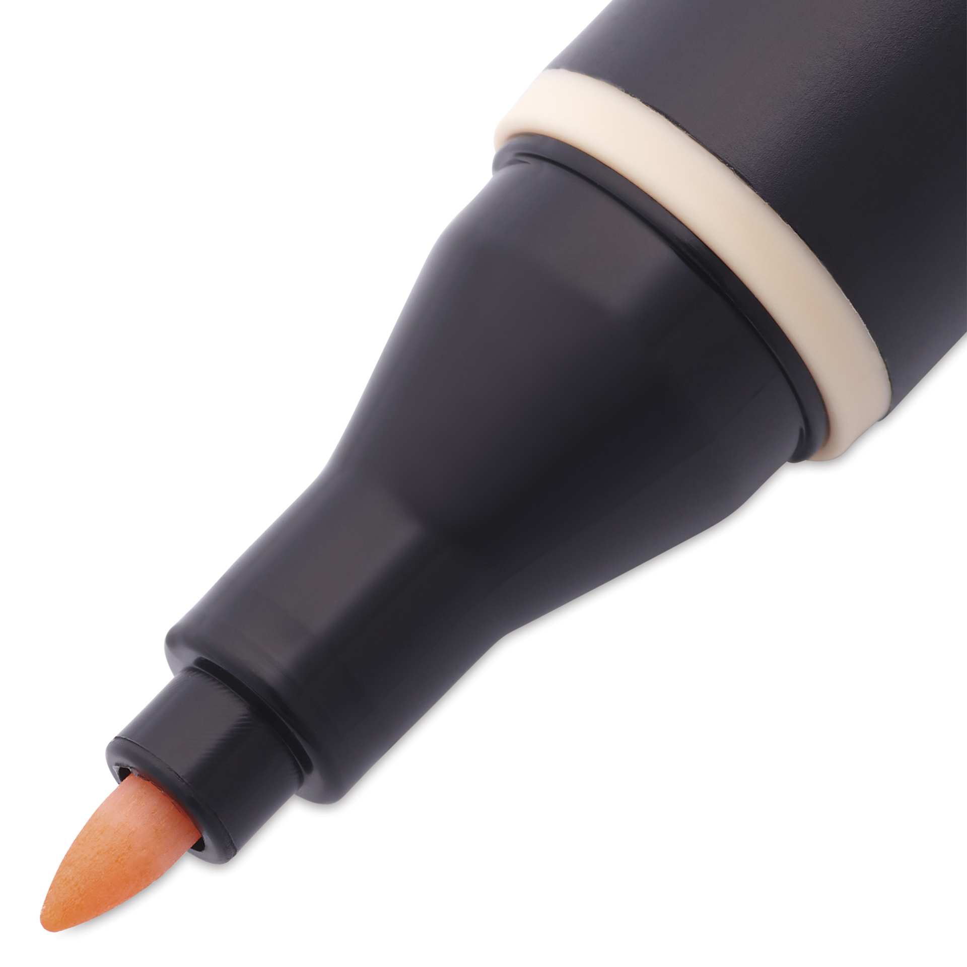 Blick Studio Alcohol Art Marker - 217 Honey Butter, close-up of the fine tip