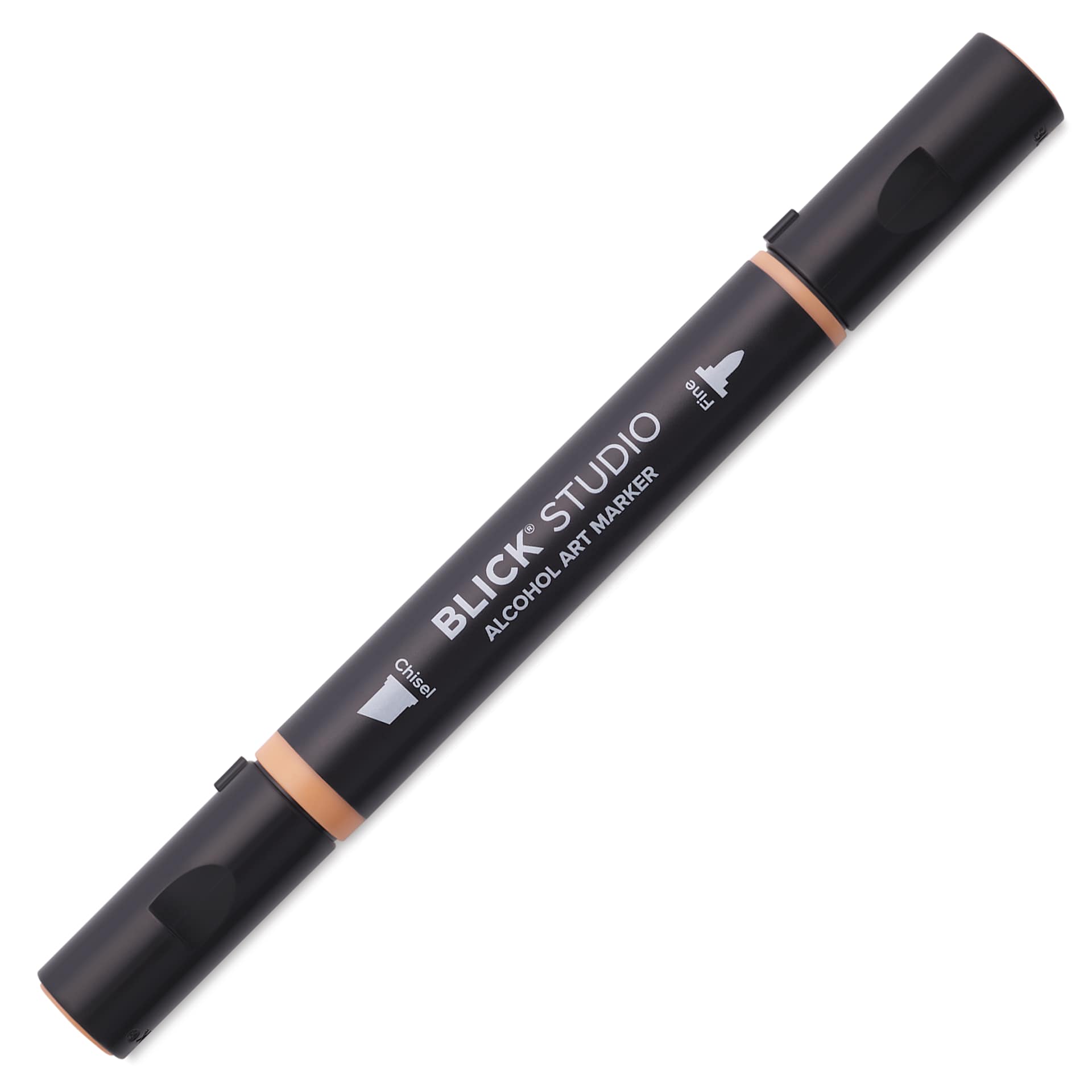 Blick Studio Alcohol Art Marker - 305 Orange Sherbet, marker with caps on
