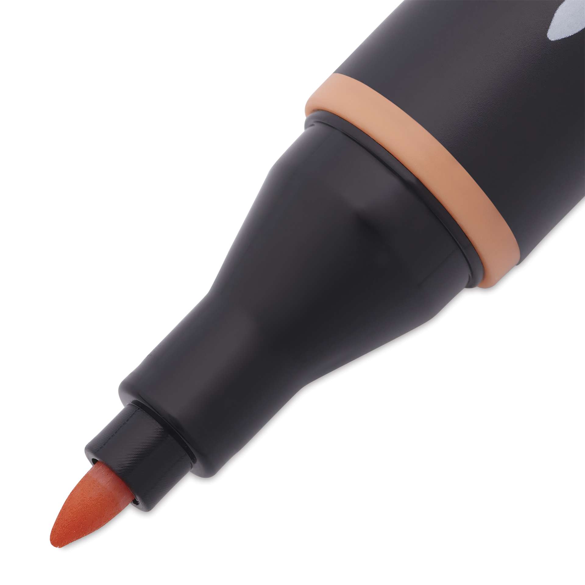 Blick Studio Alcohol Art Marker - 305 Orange Sherbet, close-up of the fine tip