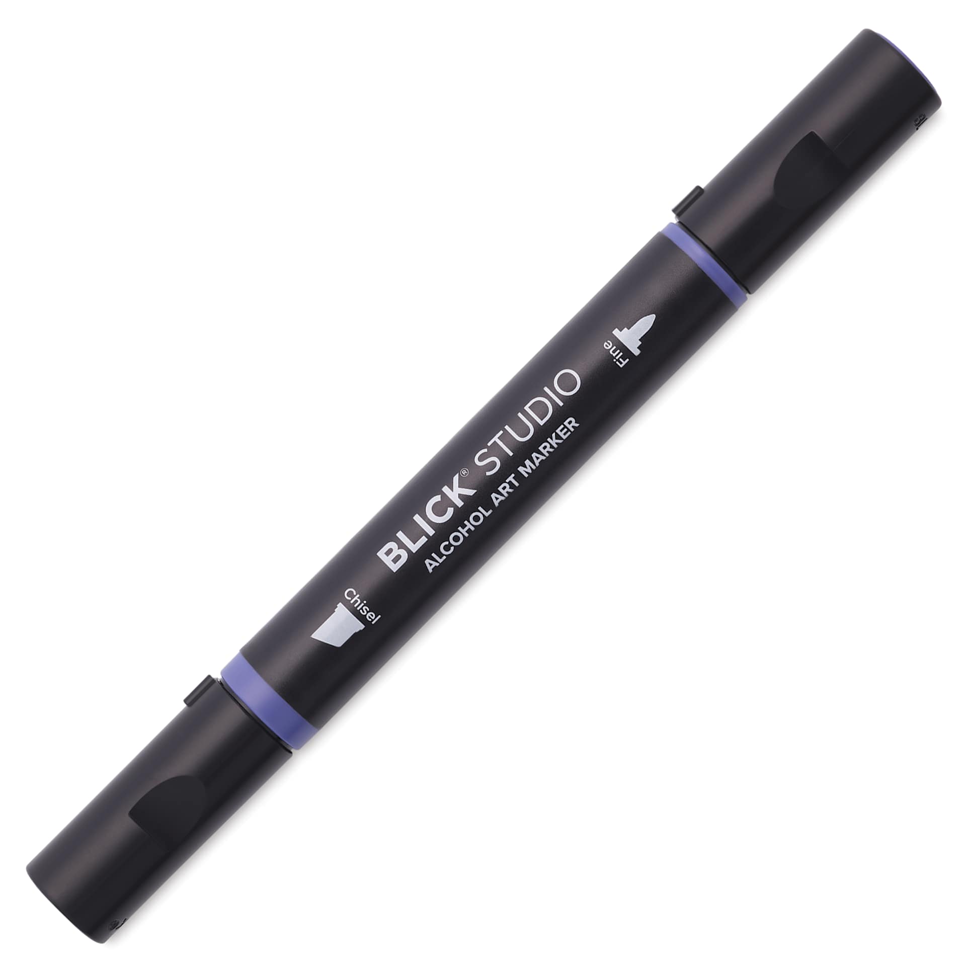 Blick Studio Alcohol Art Marker - 073 Deep Space Blue, marker with caps on