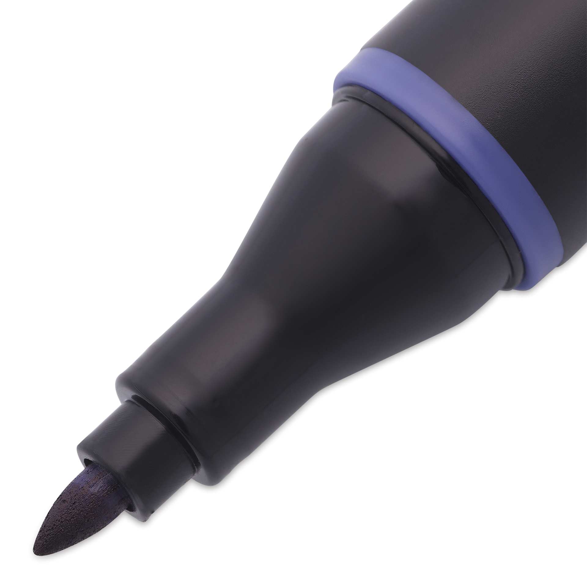 Blick Studio Alcohol Art Marker - 073 Deep Space Blue, close-up of the fine tip
