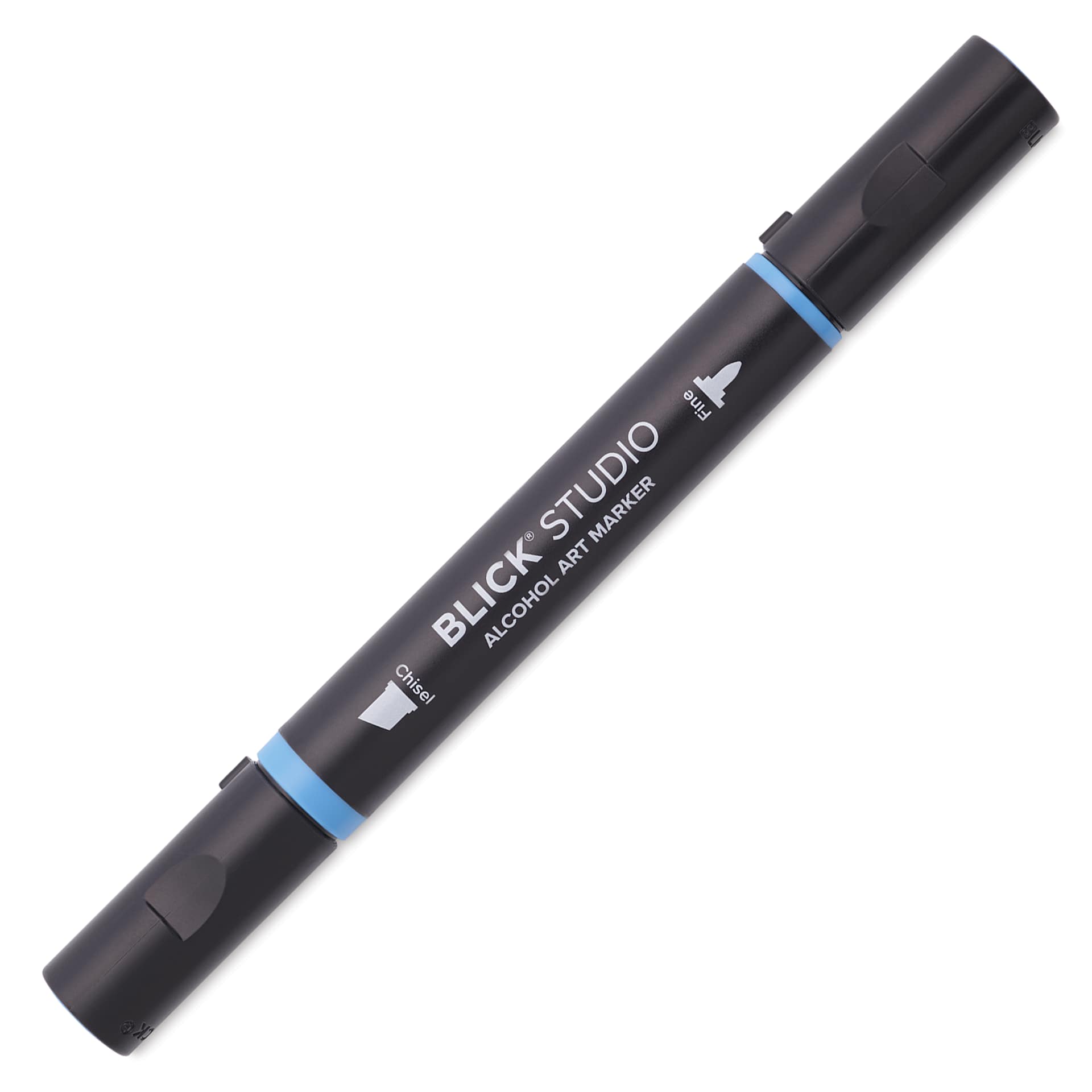 Blick Studio Alcohol Art Marker - 039 True Blue, marker with caps on