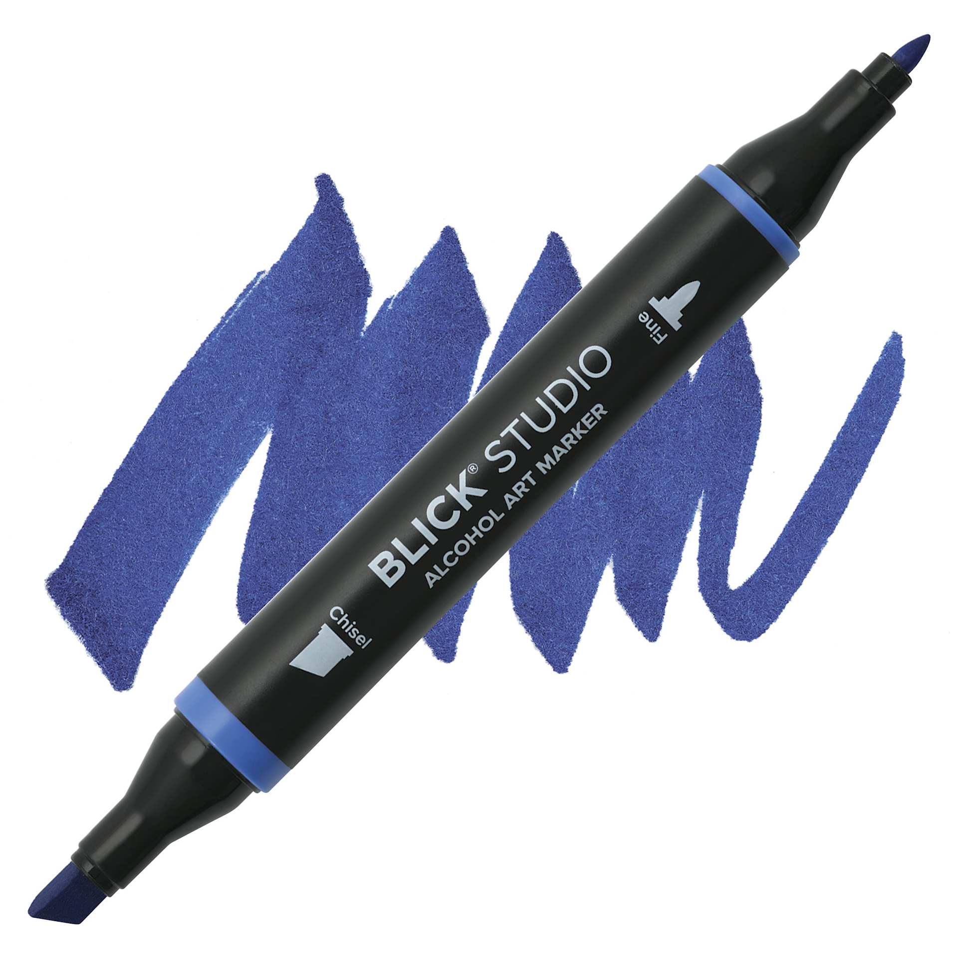 Blick Studio Alcohol Art Marker - 561 Cornflower Blue, swatch and marker