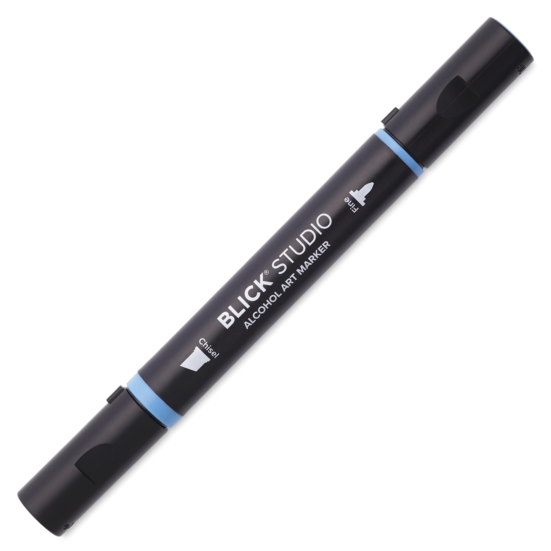 Blick Studio Alcohol Art Marker - 035 Topaz Blue, marker with caps on