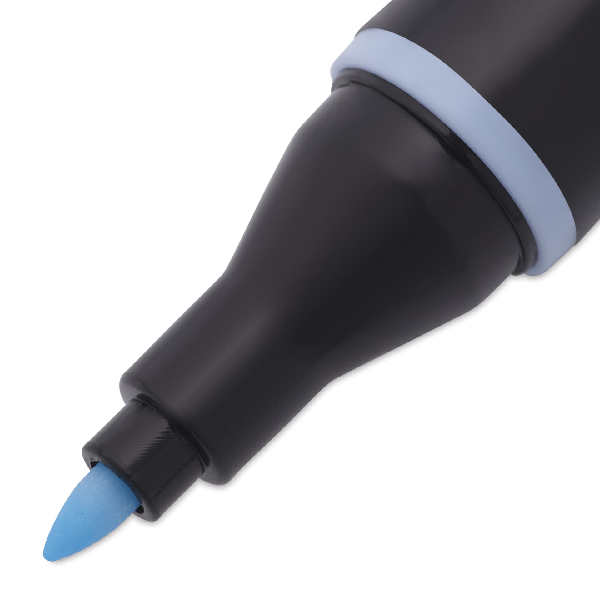 Blick Studio Alcohol Art Marker - 551 Carolina Blue, close-up of the fine tip