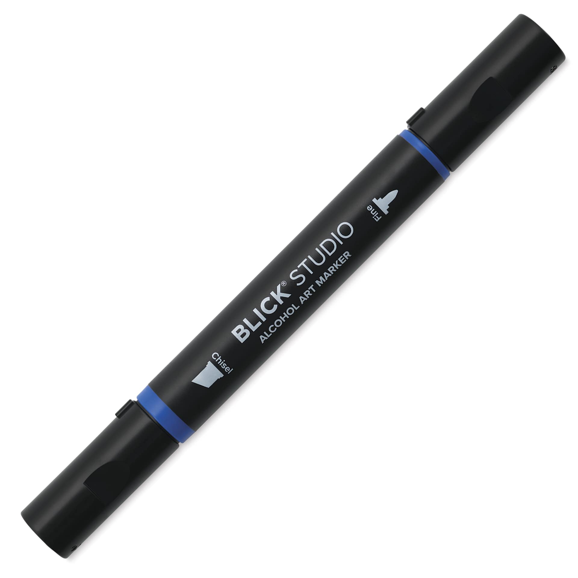 Blick Studio Alcohol Art Marker - 547 Blue Ribbon, caps on