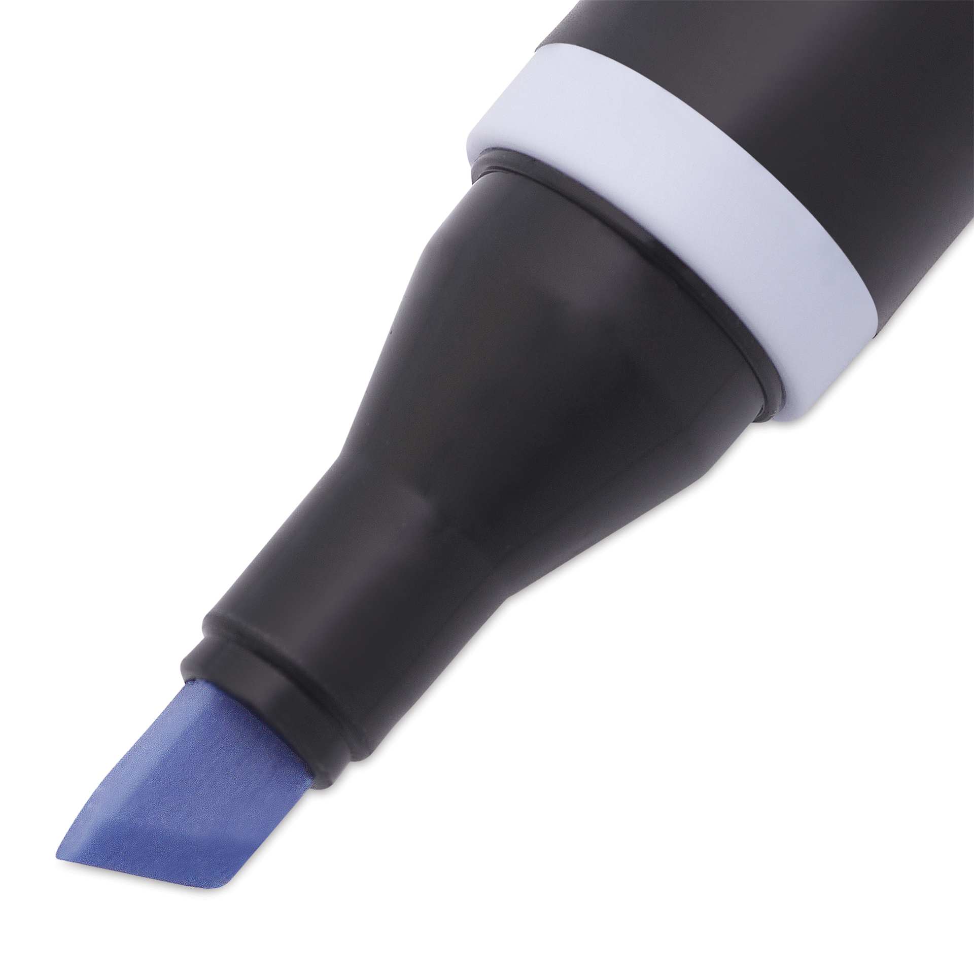 Blick Studio Alcohol Art Marker - 065 Light Periwinkle, close-up of the chisel tip