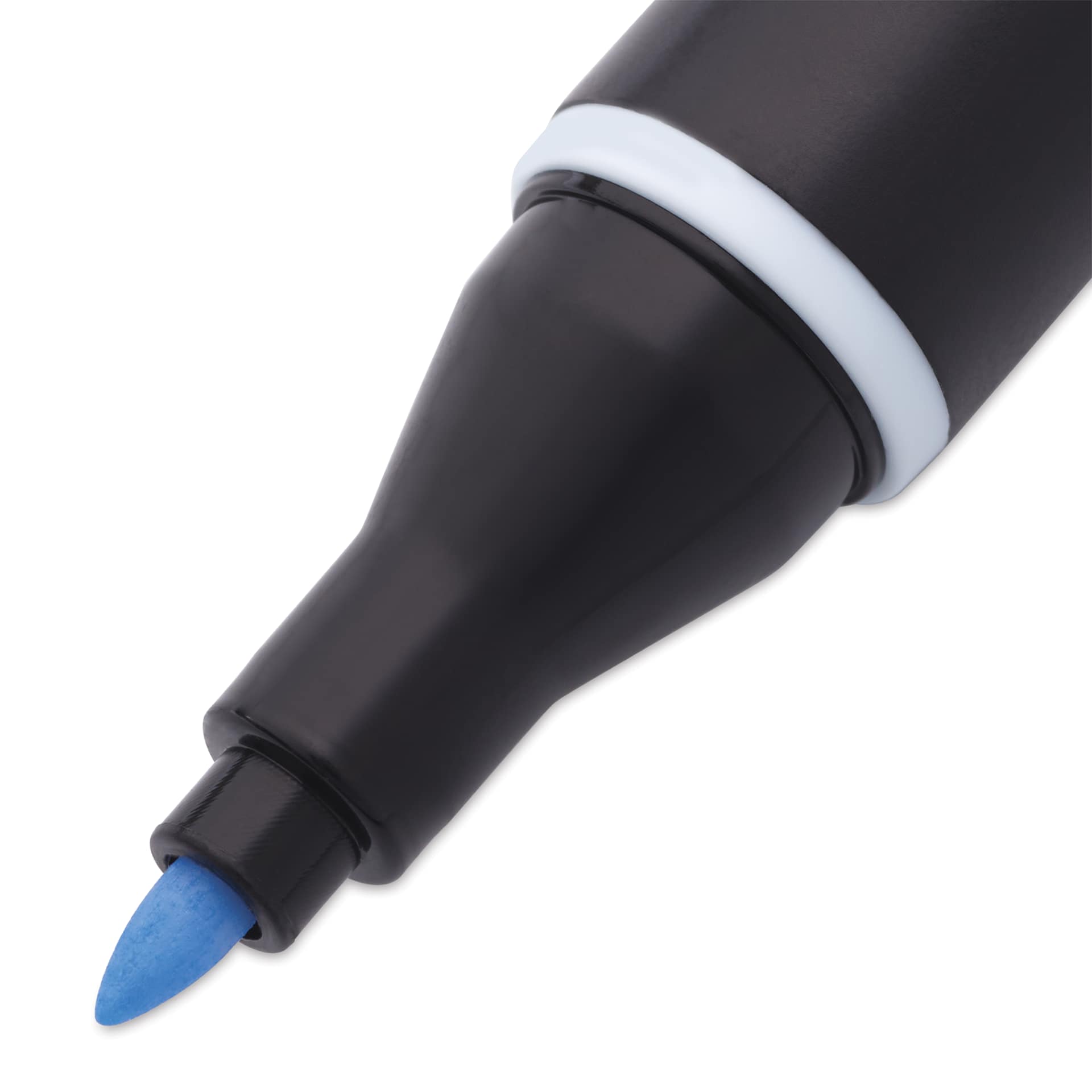 Blick Studio Alcohol Art Marker - 008 Light Cerulean Blue, close-up of the fine tip