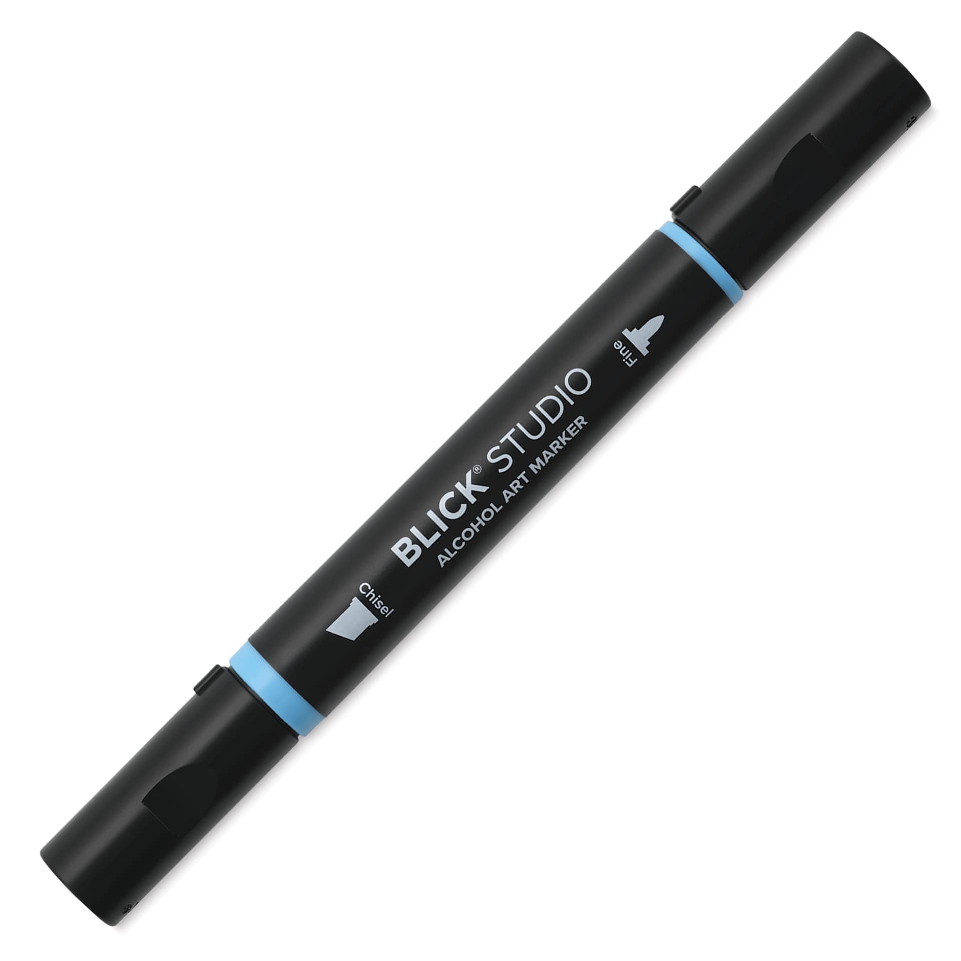 Blick Studio Alcohol Art Marker - 536 Azure Blue, caps on