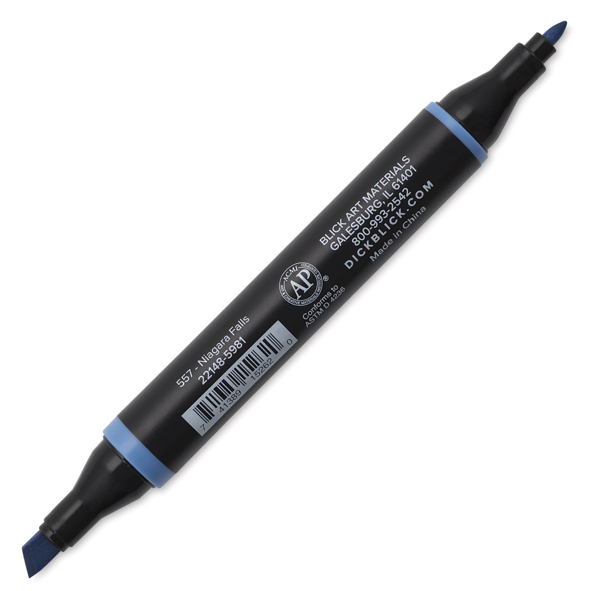 Blick Studio Alcohol Art Marker - 557 Niagara Falls, caps off