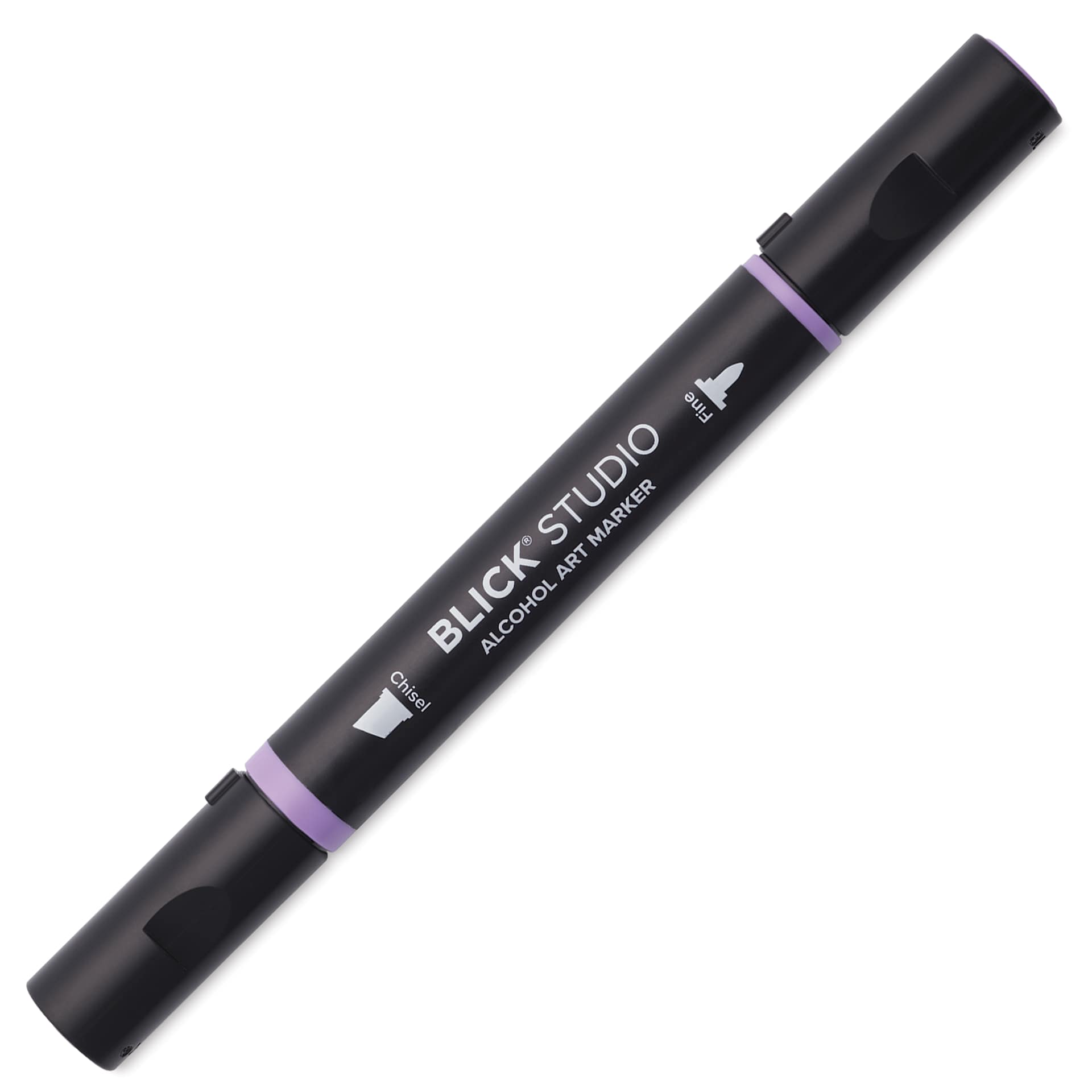 Blick Studio Alcohol Art Marker - 010 Purple, marker with caps on
