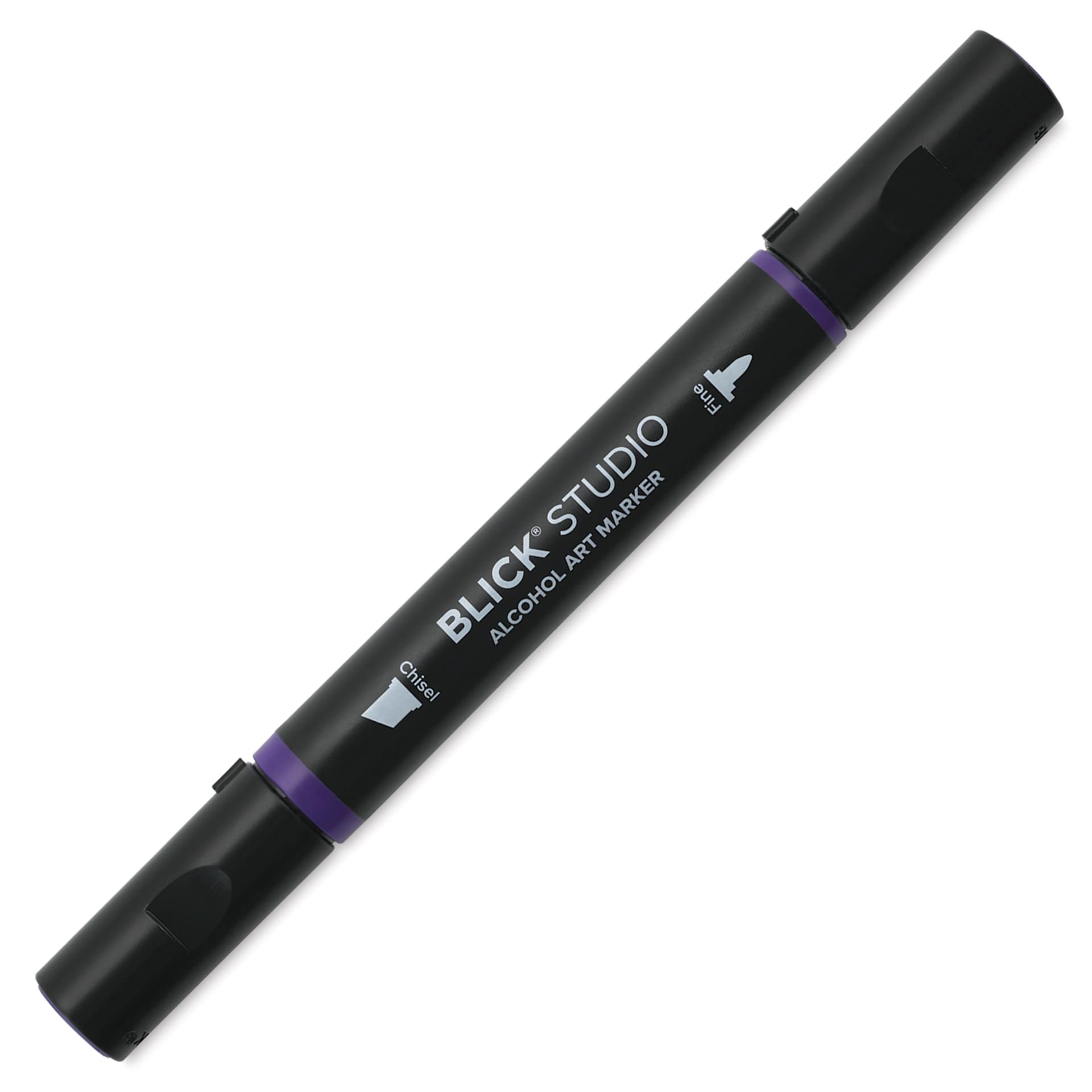 Blick Studio Alcohol Art Marker - 575 Eggplant, caps on