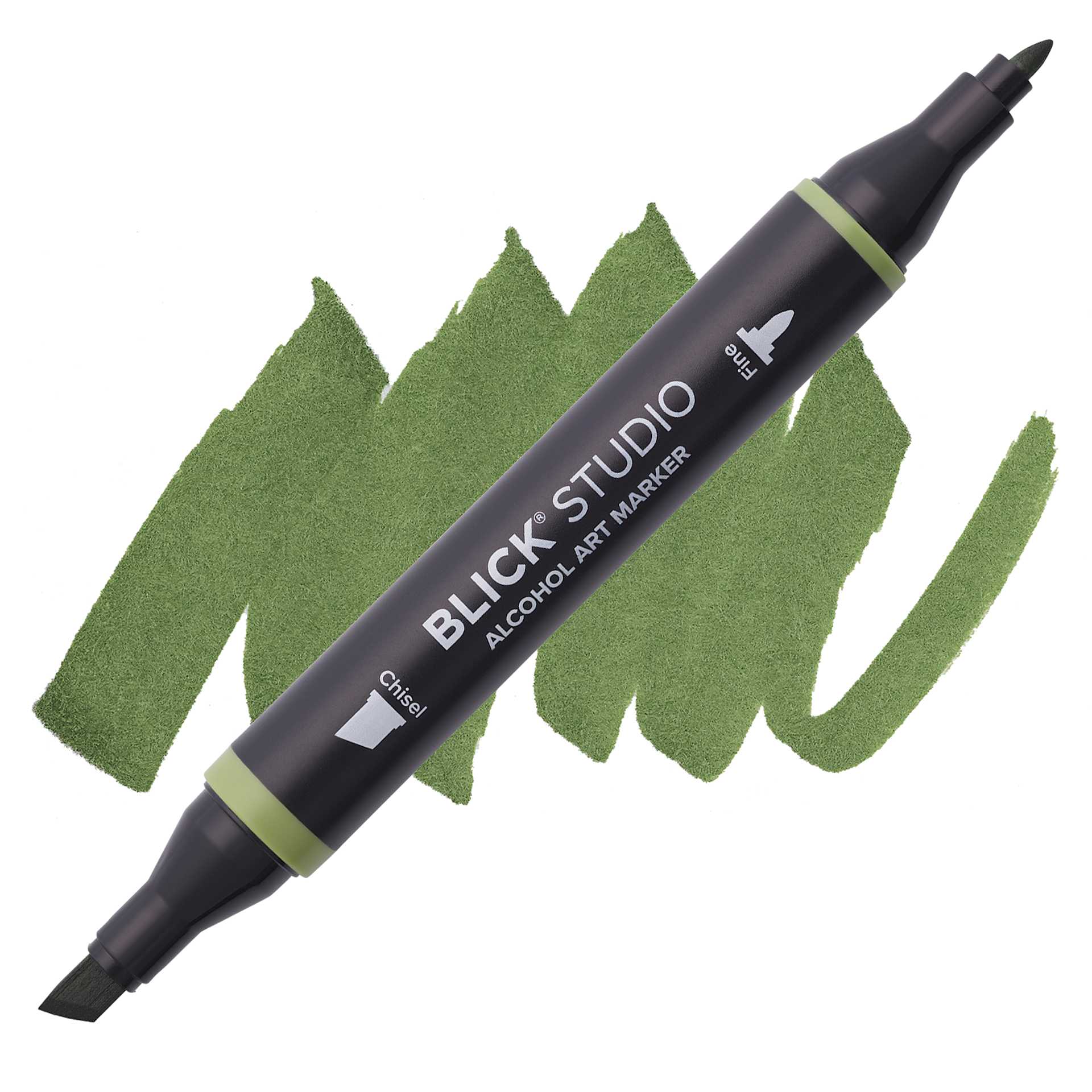 Blick Studio Alcohol Art Marker - 084 Moss Green, swatch