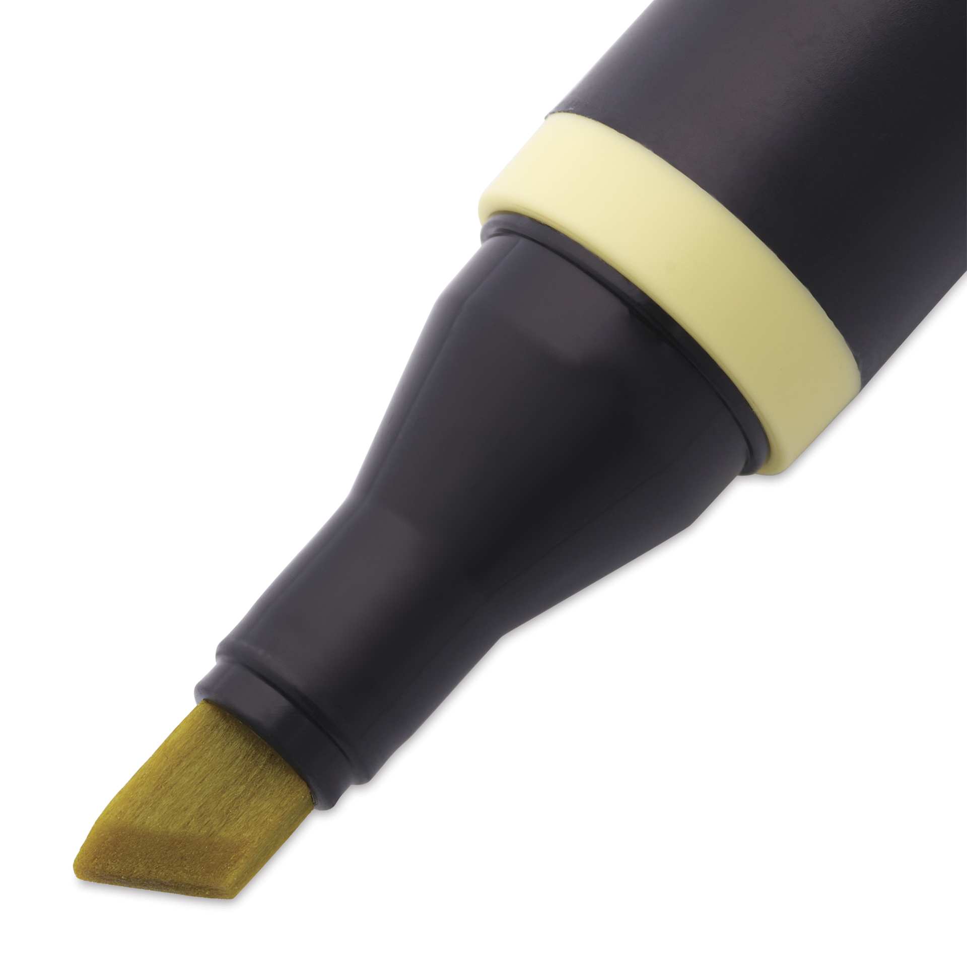 Blick Studio Alcohol Art Marker - 032 Lemon-Lime, close-up of the chisel tip
