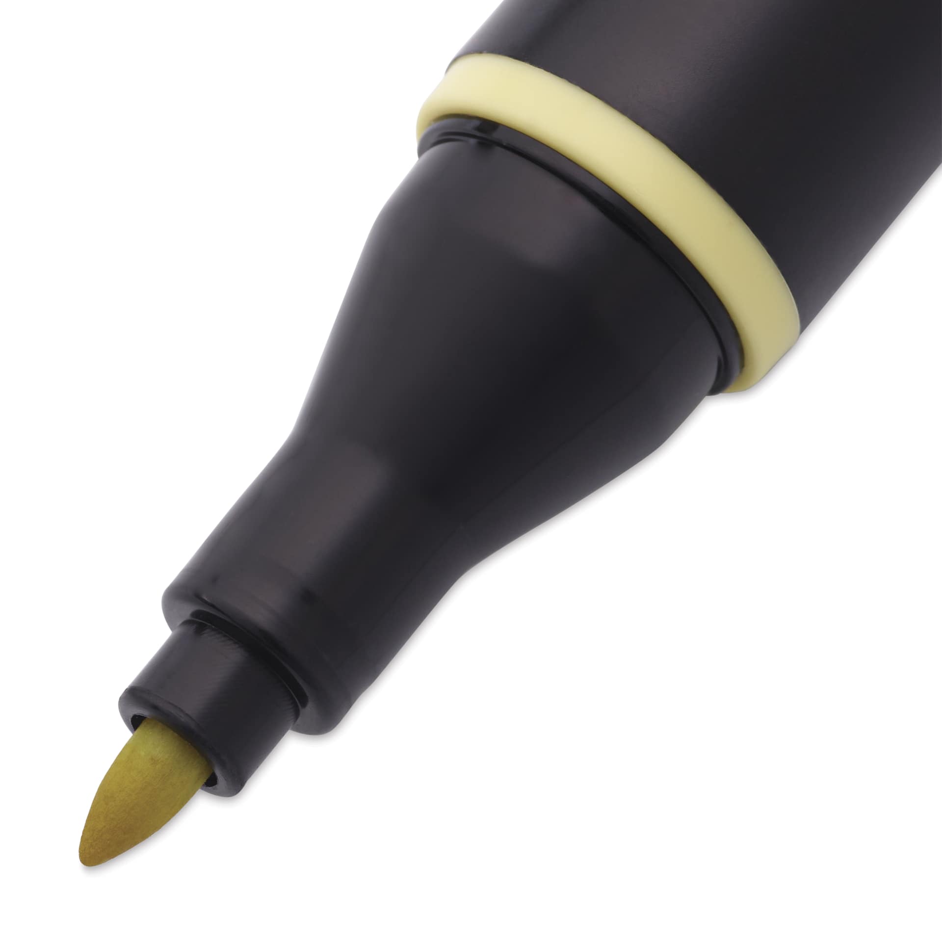 Blick Studio Alcohol Art Marker - 032 Lemon-Lime, close-up of the fine tip