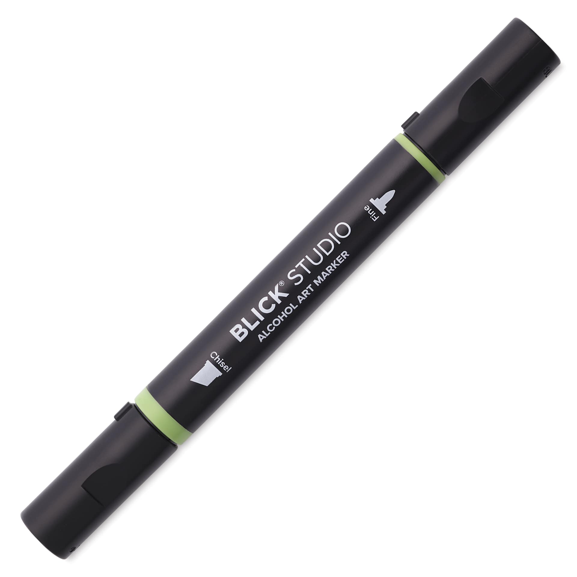 Blick Studio Alcohol Art Marker - 043 Spring Green, marker with caps on