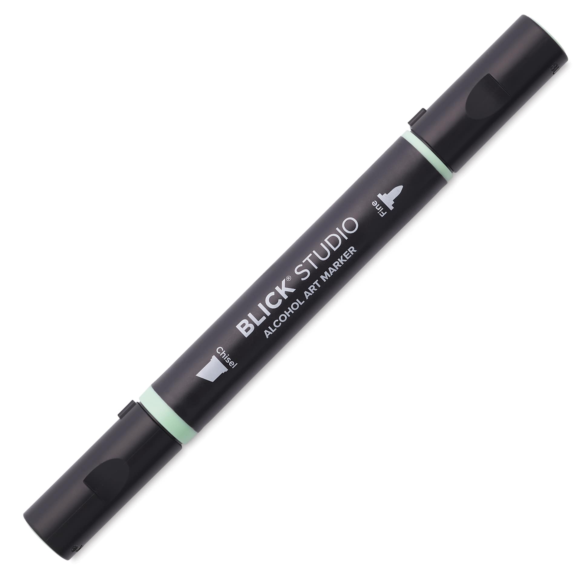 Blick Studio Alcohol Art Marker - 418 Mint Green, marker with caps on