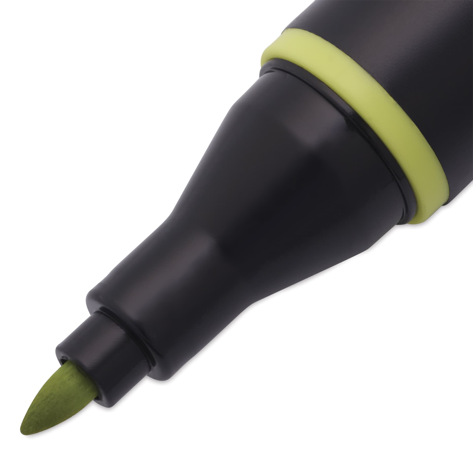 Blick Studio Alcohol Art Marker - 042 Chartreuse, close-up of the fine tip