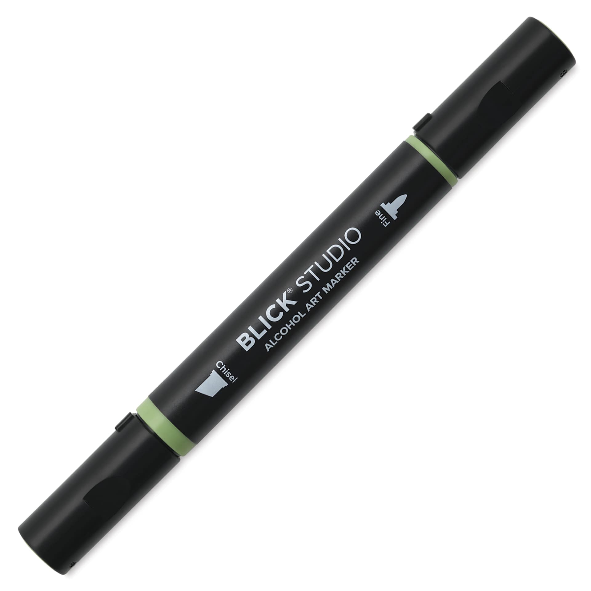 Blick Studio Alcohol Art Marker - 421 Willow Green, caps on