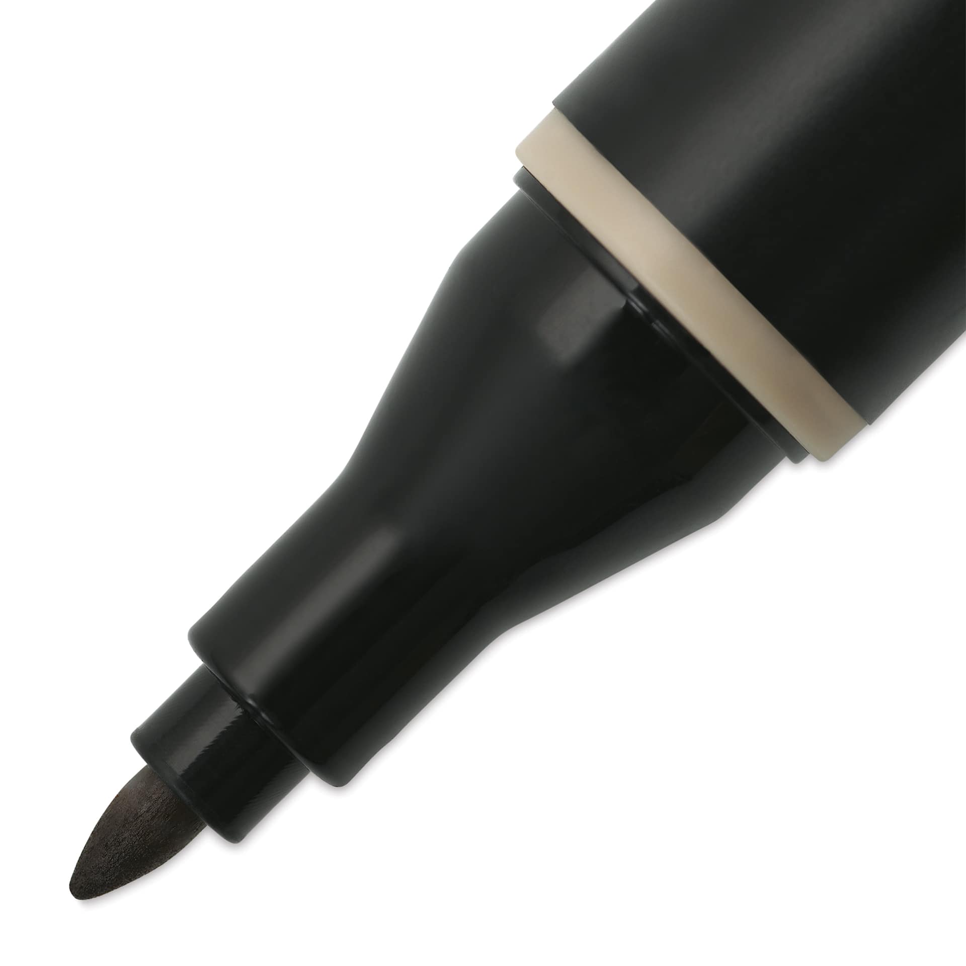 Blick Studio Alcohol Art Marker - 091 Sepia, close-up of the fine tip