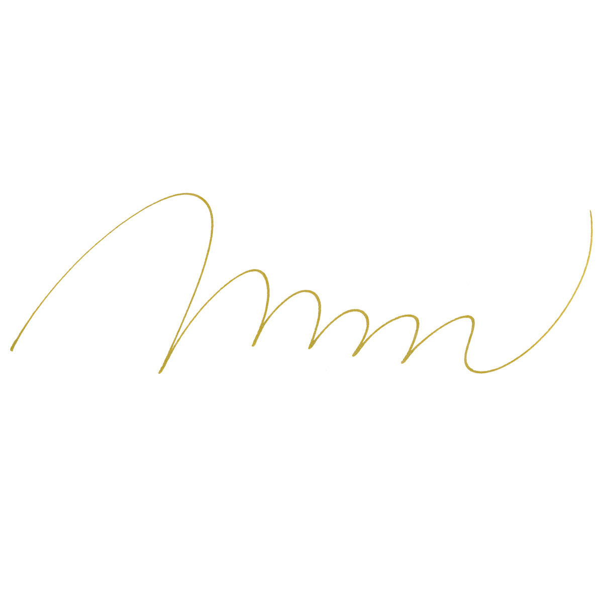Decocolor Acrylic Paint Marker - Metallic Gold, Extra Fine swatch